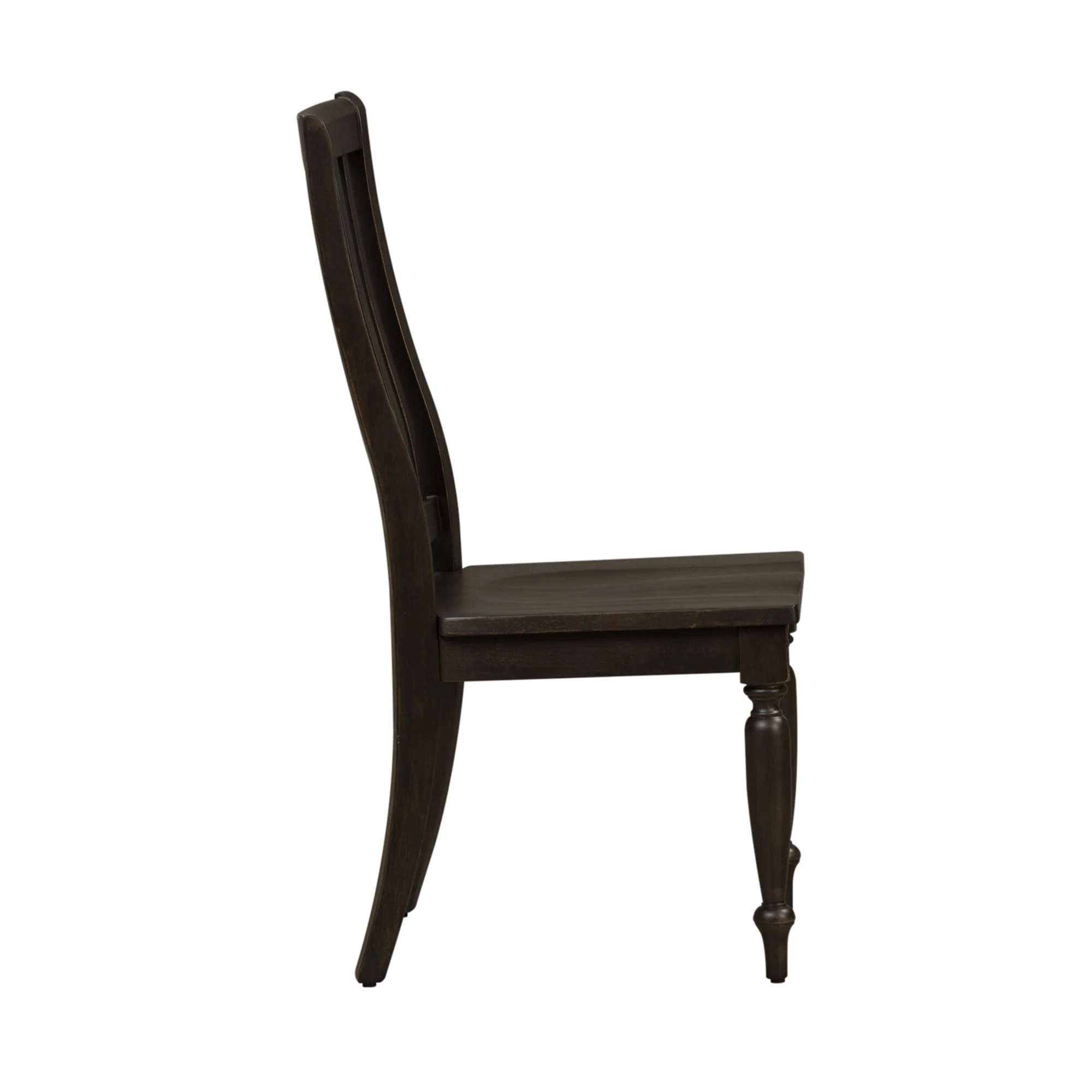 Harvest Home - Slat Back Side Chair - Chalkboard - Image 2