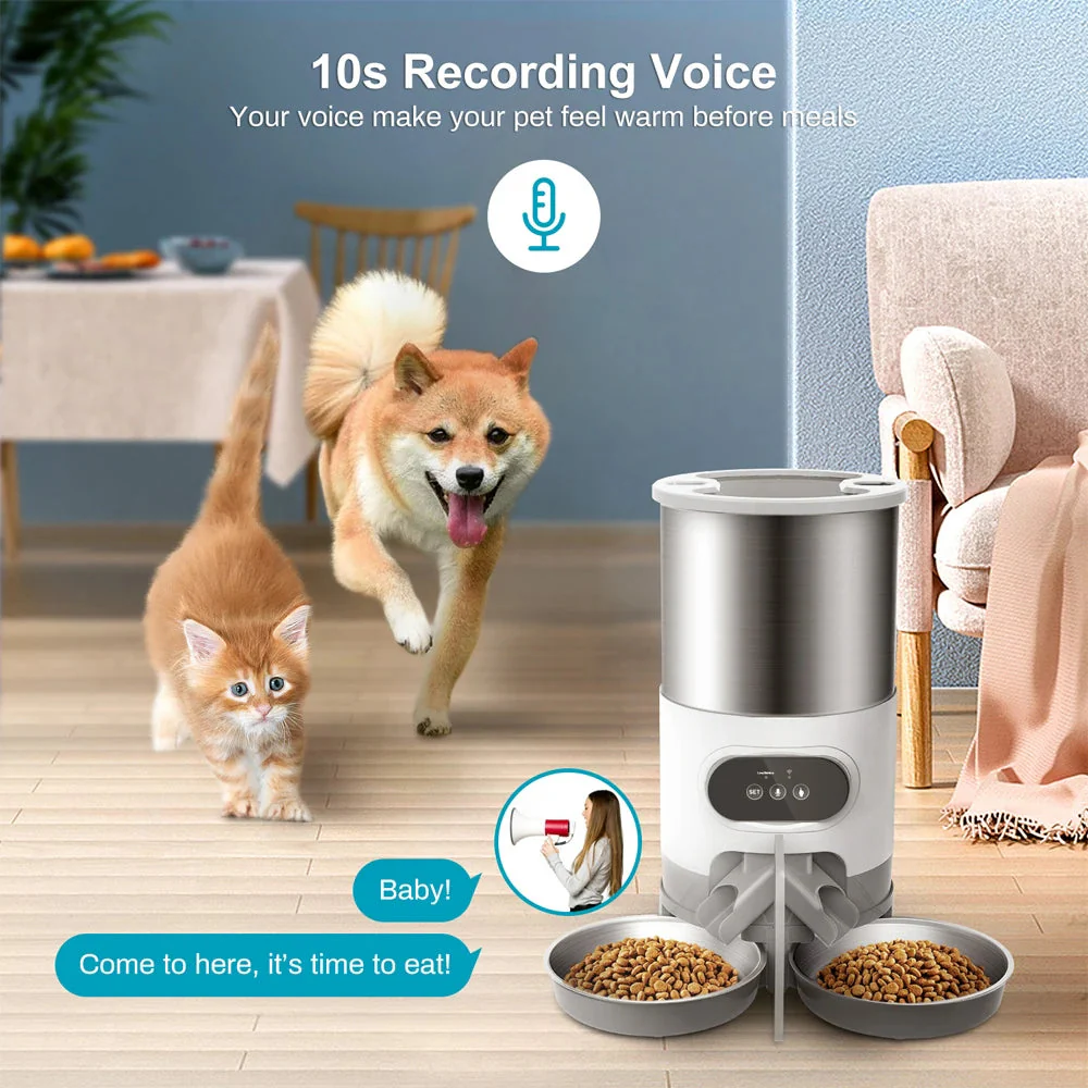 2-Way Splitter Automatic Smart Pet Feeding Station - Image 2