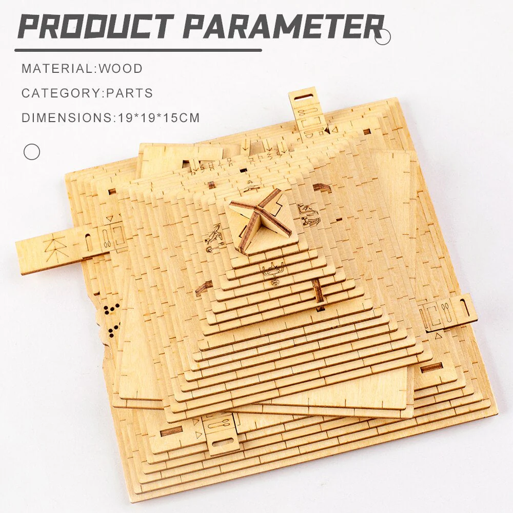 Wooden Assemble The Pyramid of Maya - Image 2