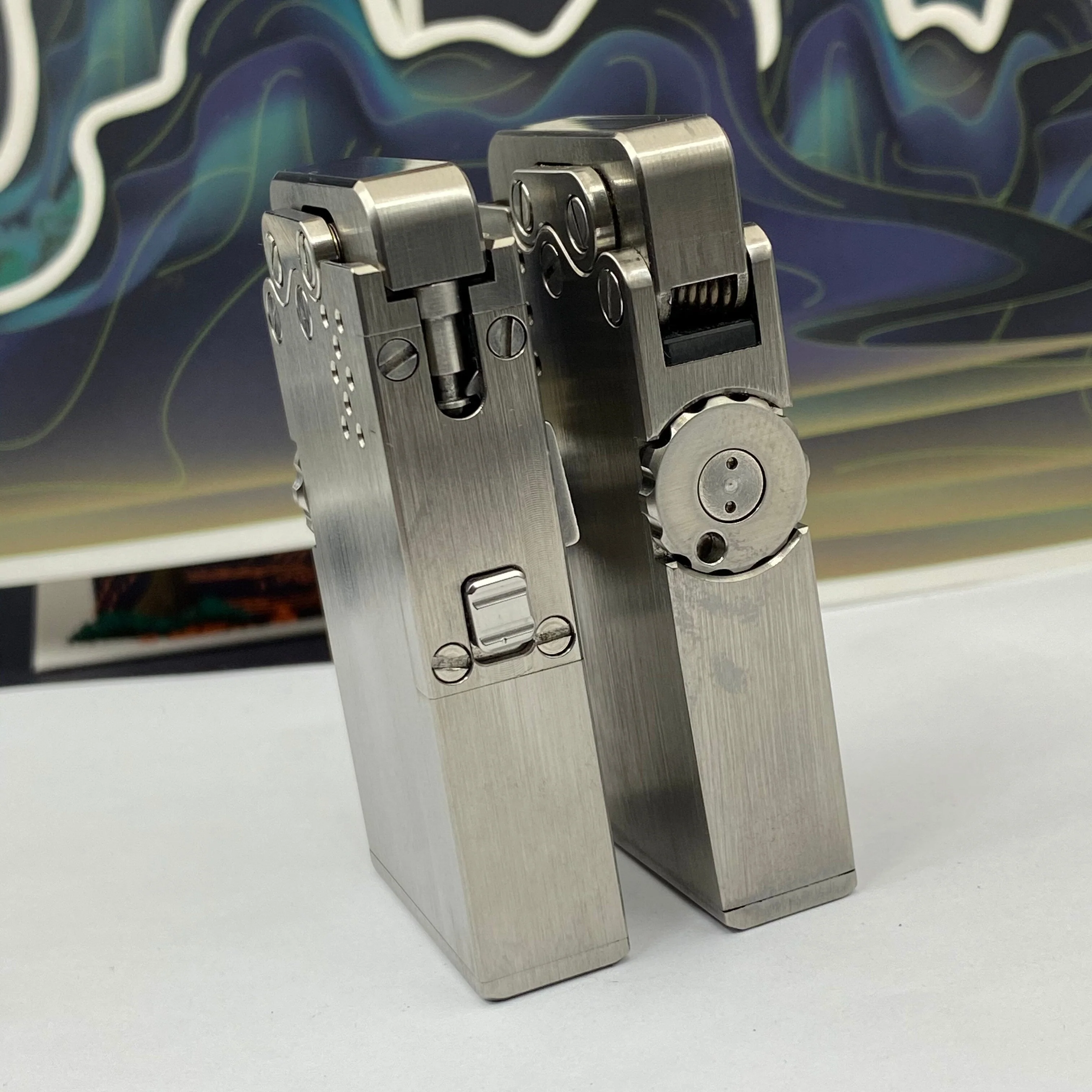 Handmade Mechanical Titanium Automatic Lighter - Image 3