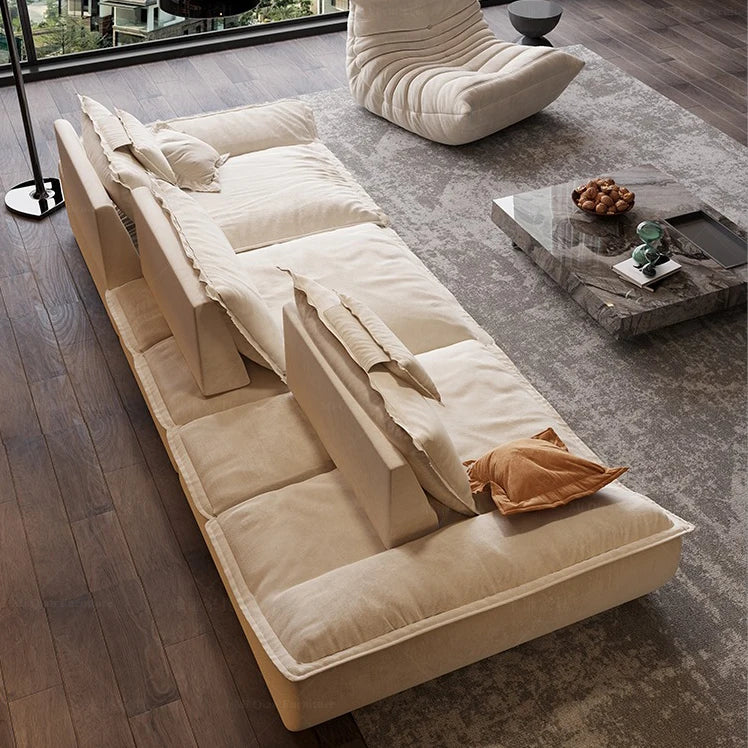 Ultra-Wide Italian Design Adjustable Backrest Sofa - Image 3