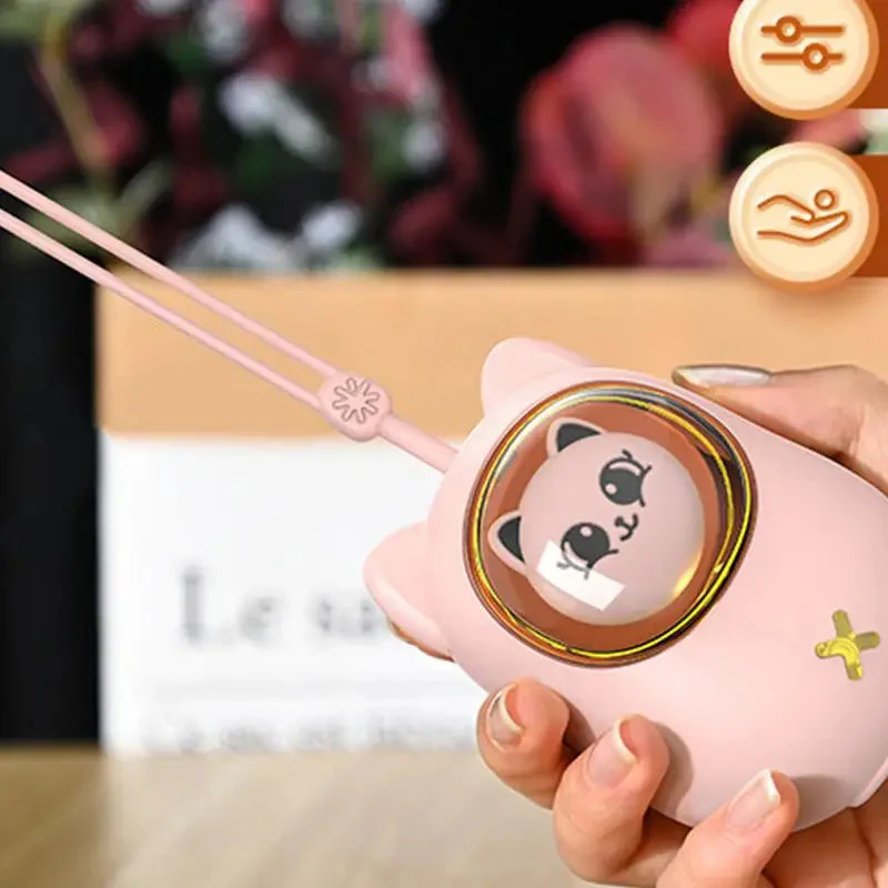 Cute Cat Mini Electric Hand Warmer Power Bank - Image 3