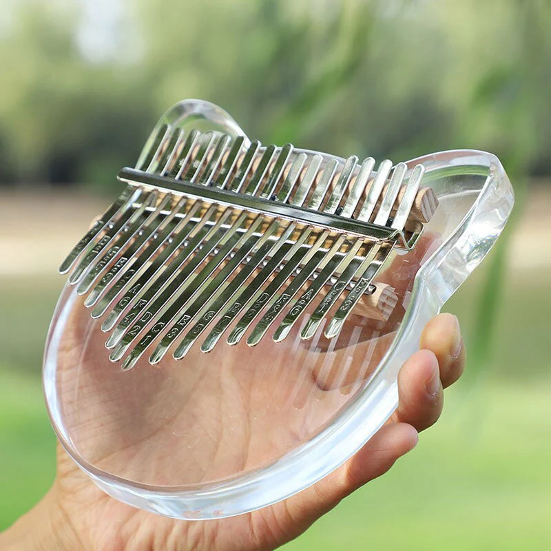 Mini Musical 17 Key Acrylic Thumb Piano - Image 1