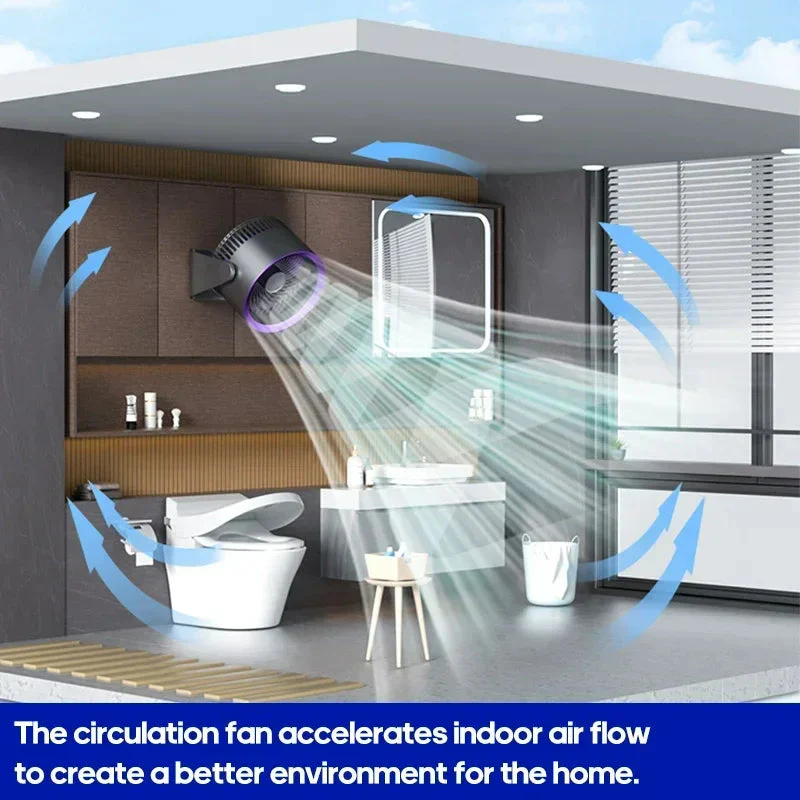 Wireless Portable Quiet Fan Circulator Air Cooler - Image 3