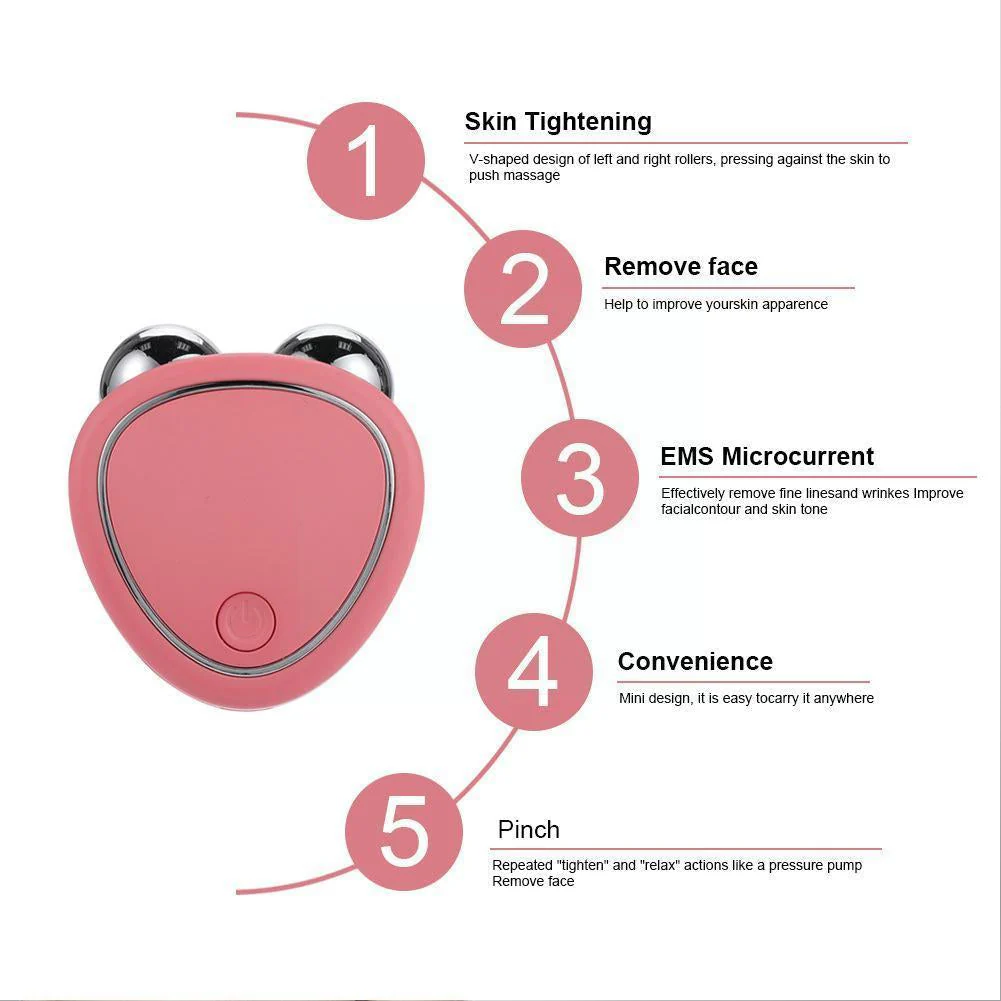 Micro Anti-Wrinkle Face Roller Massager - Image 2