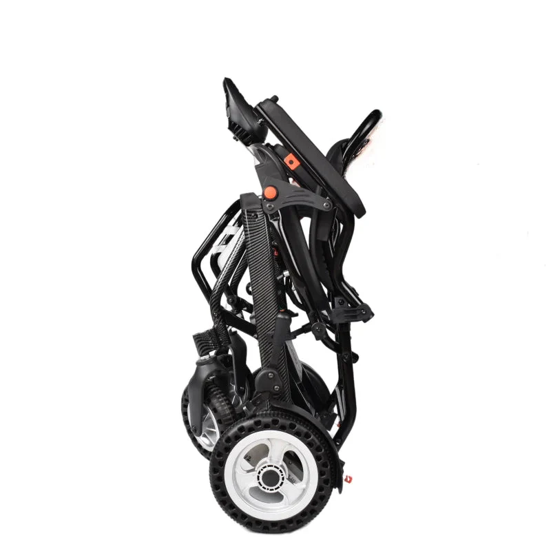 Life Mobility Lightweight Compact Electric Foldable Elderly Wheelchair - Image 2