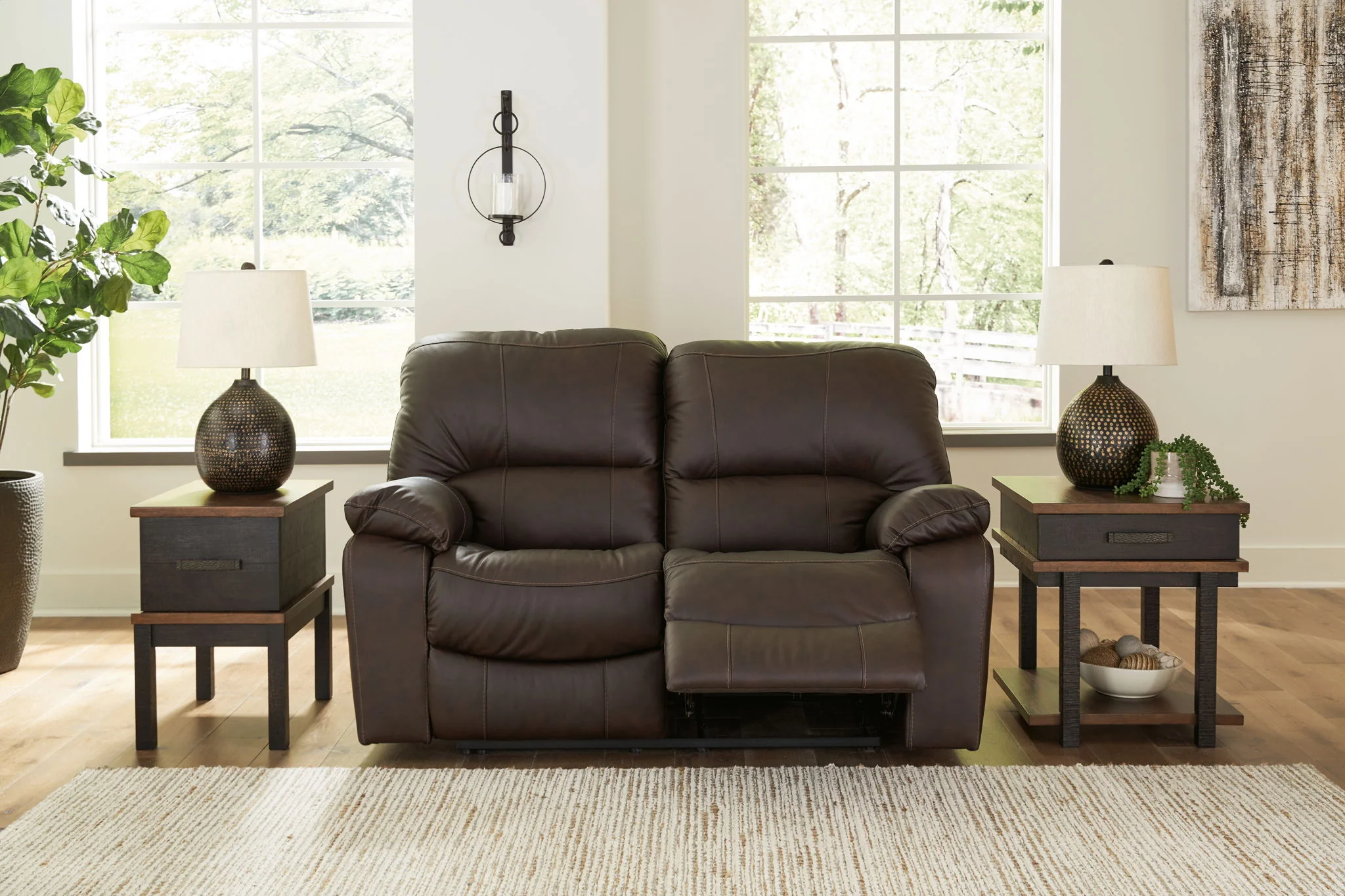 Leesworth - Reclining Loveseat - Image 3