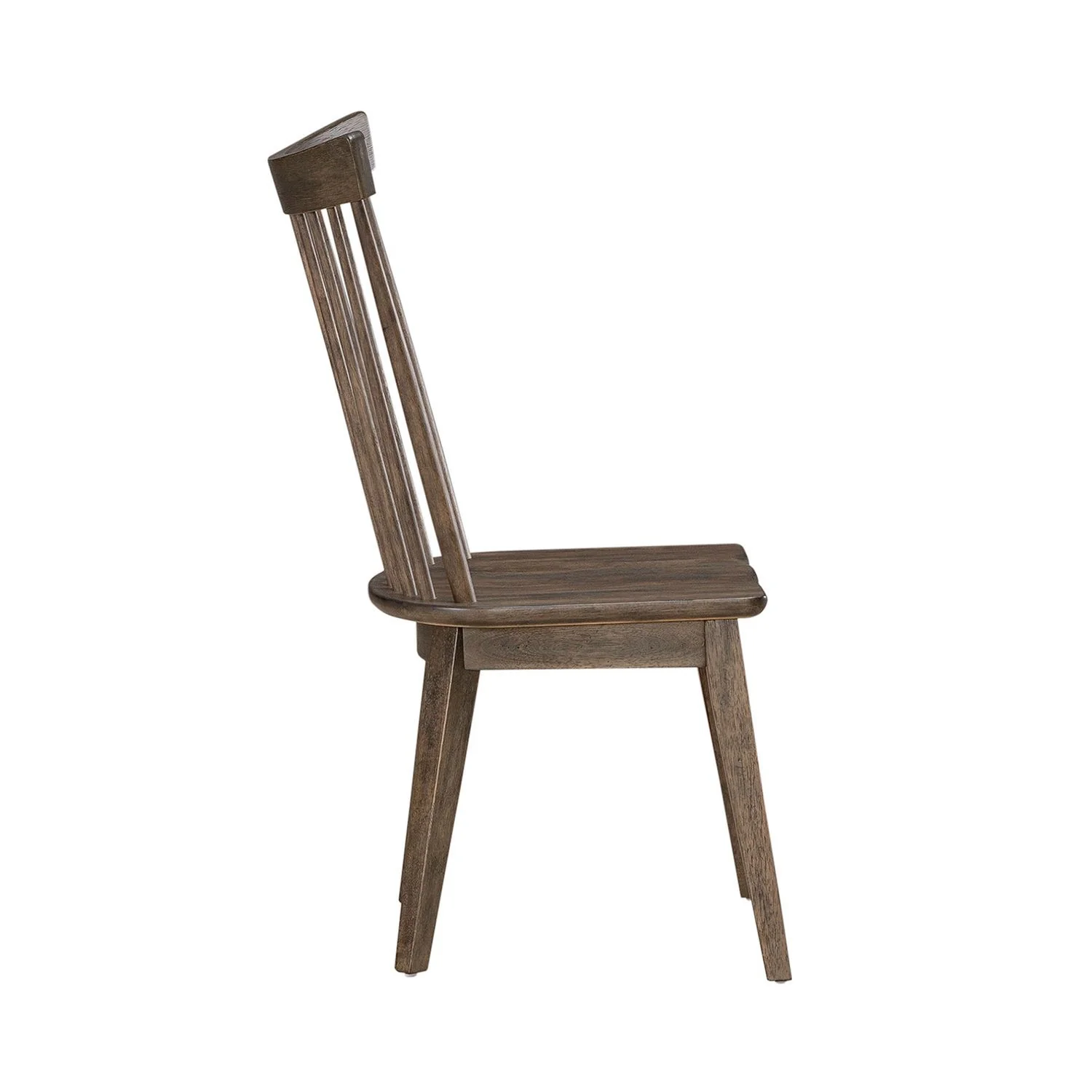 Midland Falls - Spindle Back Side Chair - Rustic Brown - Image 2