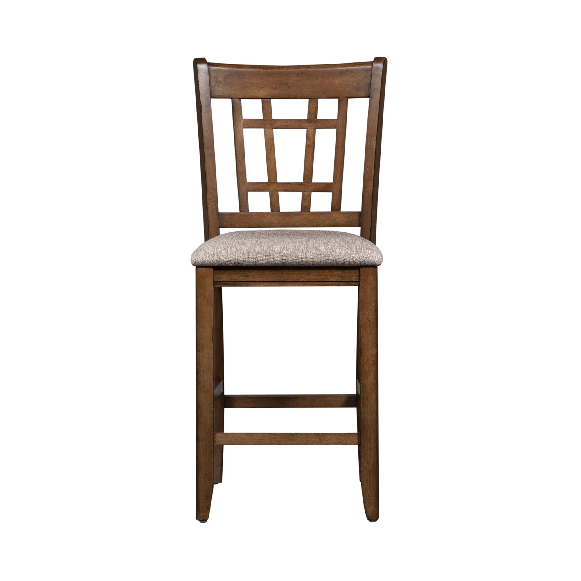 Santa Rosa - Lattice Back Counter Chair - Antique Honey - Image 2