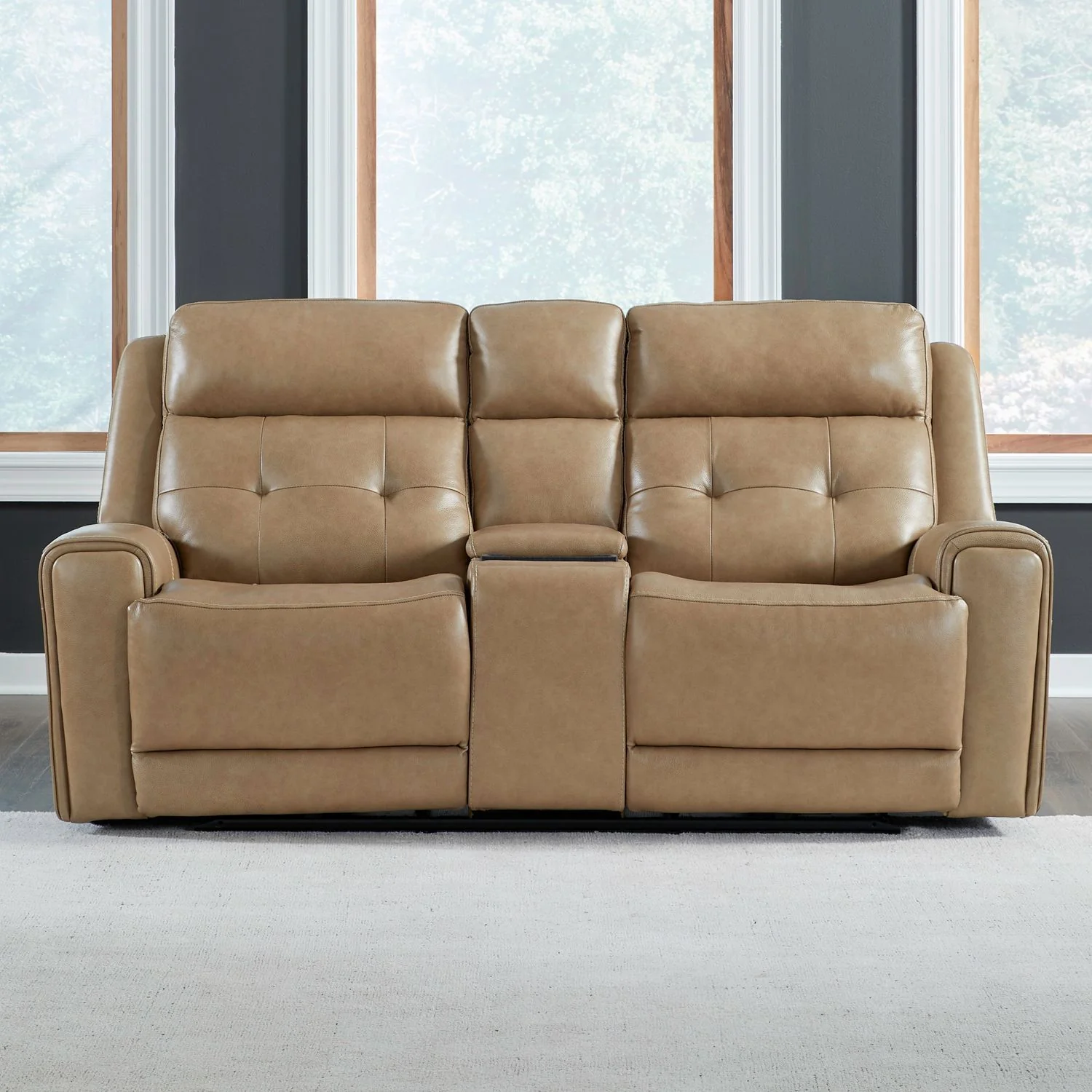 Carrington - Loveseat With Console P3 & ZG - Image 1