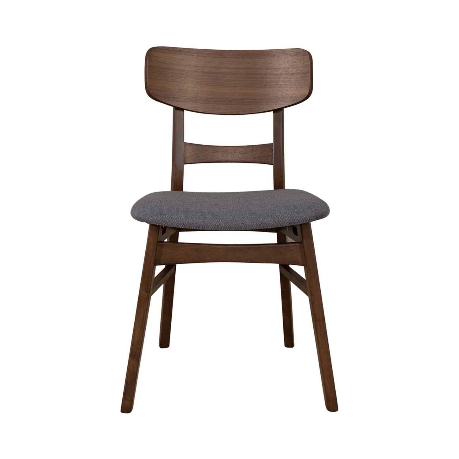 Space Savers - Panel Back Side Chair - Walnut - Image 3