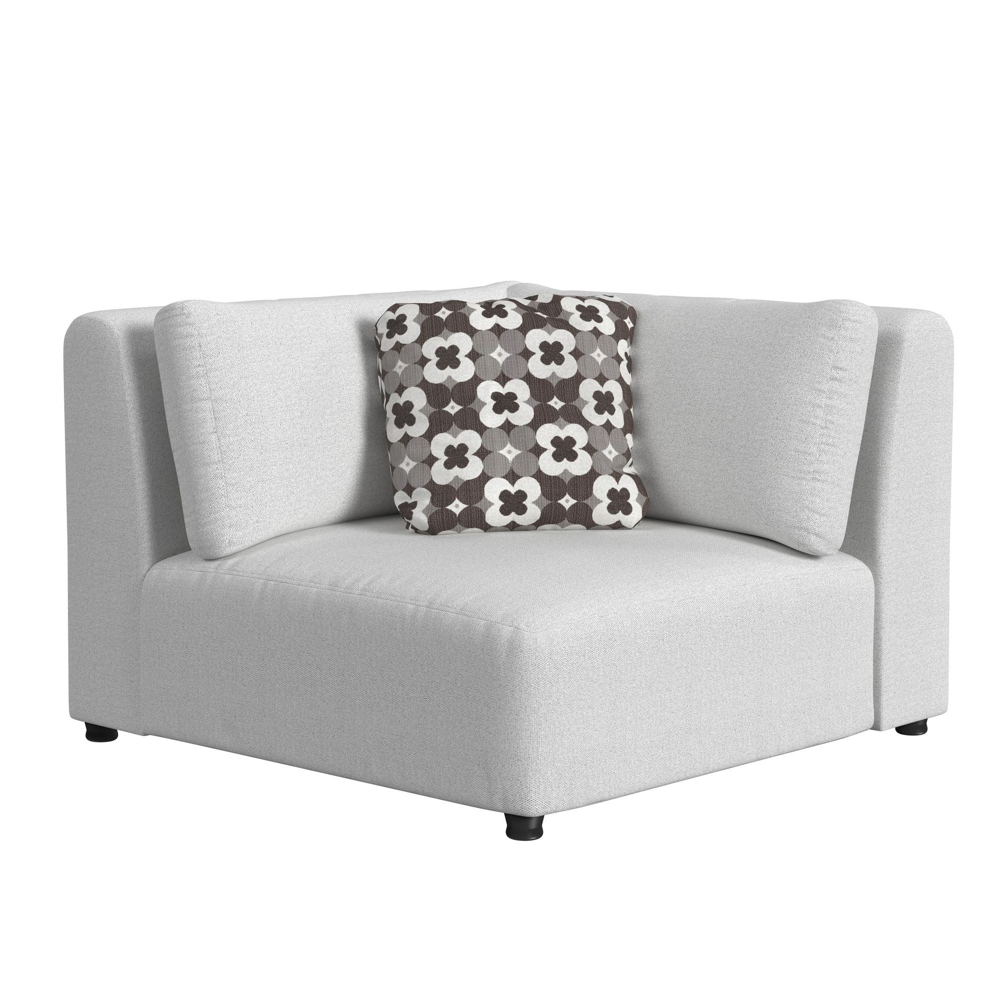 Zandara - 5 Piece Modular Set Sectional With Ottoman - Beige - Image 2