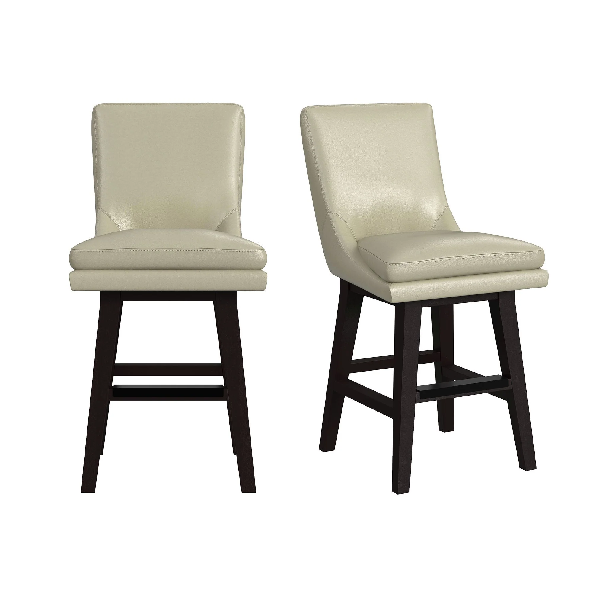 Villanova - Swivel PU Counter Stool (Set of 2) - Image 2