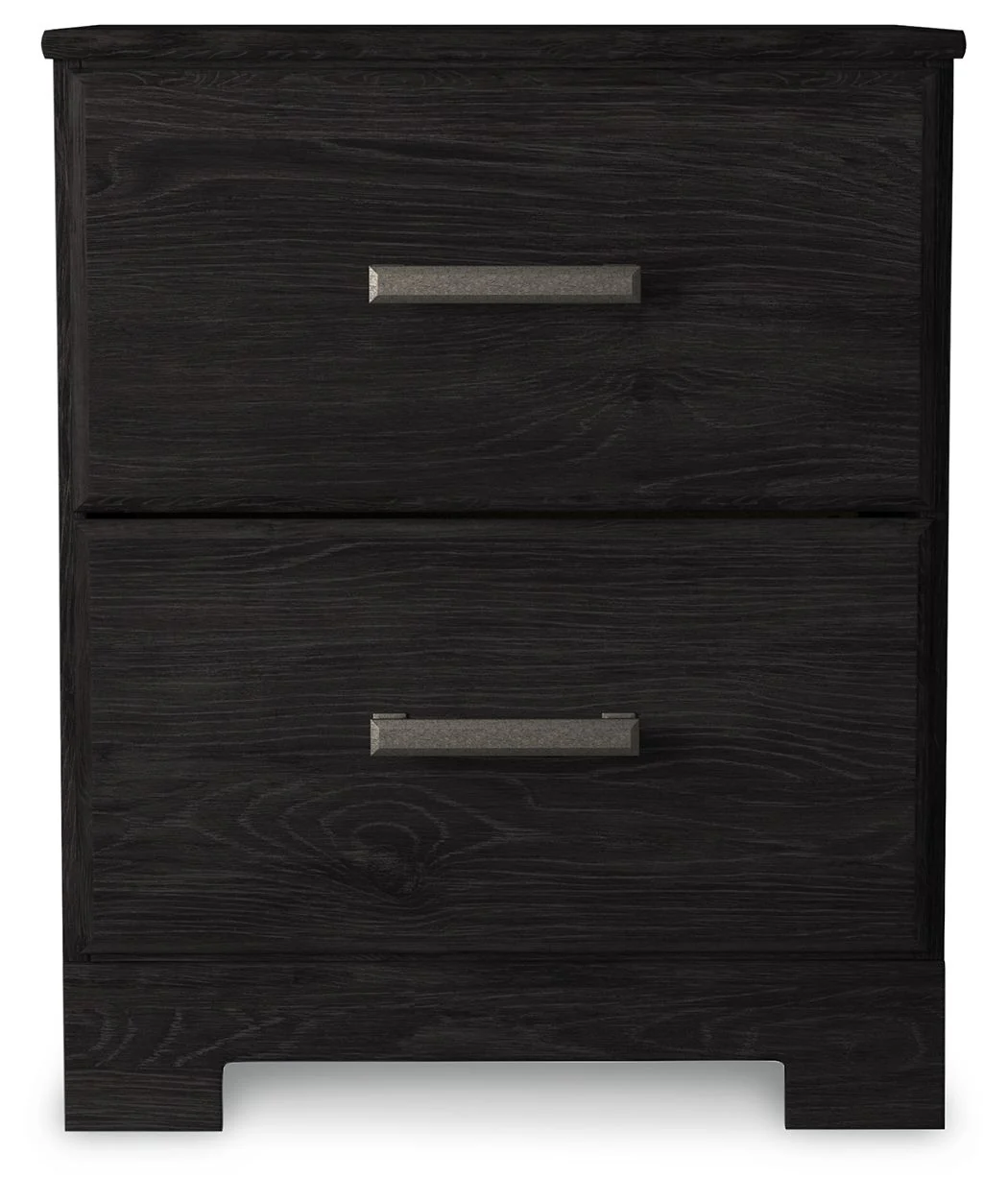 Belachime - Two Drawer Night Stand - Charcoal - Image 2