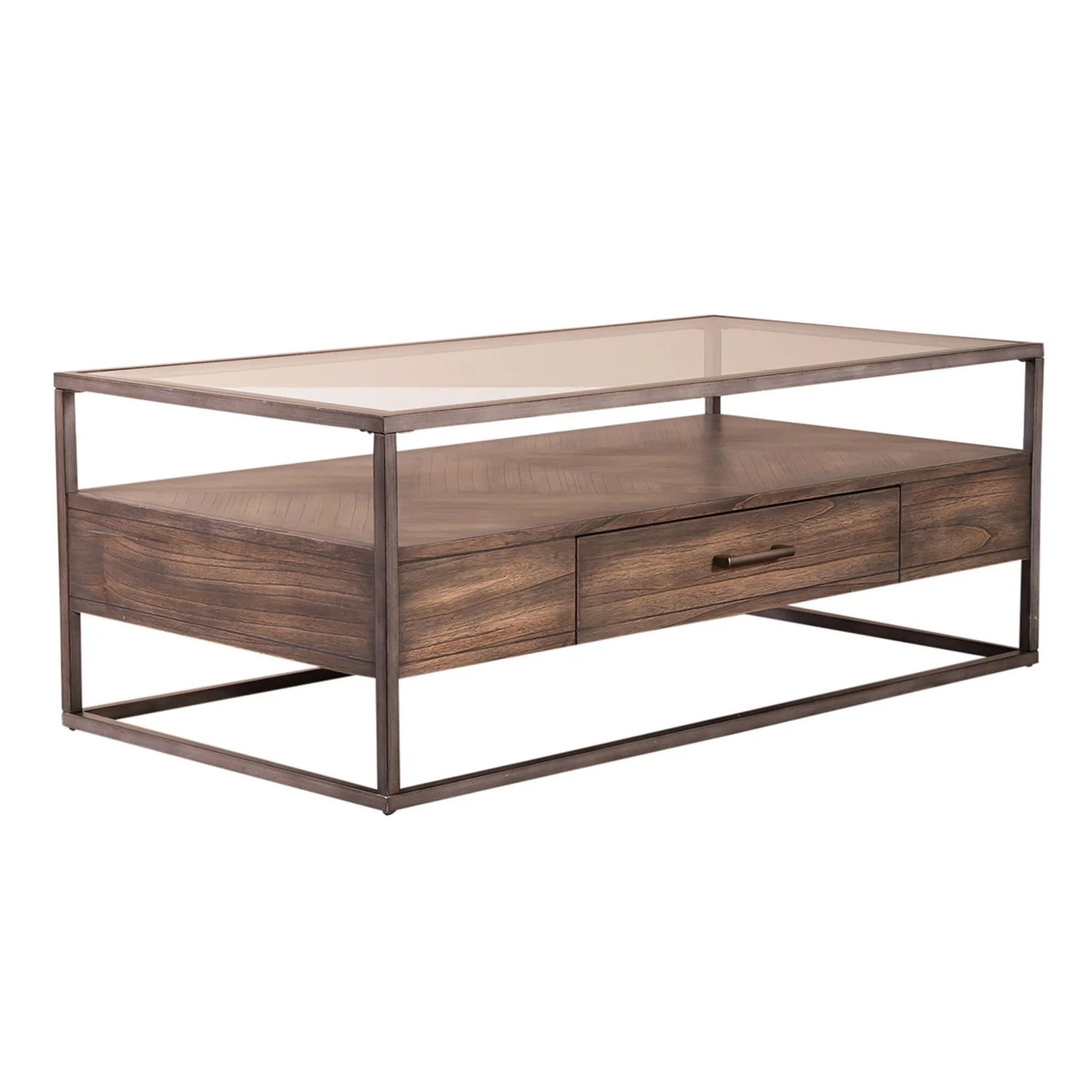 Jamestown - Rectangular Cocktail Table - Tobacco - Image 2