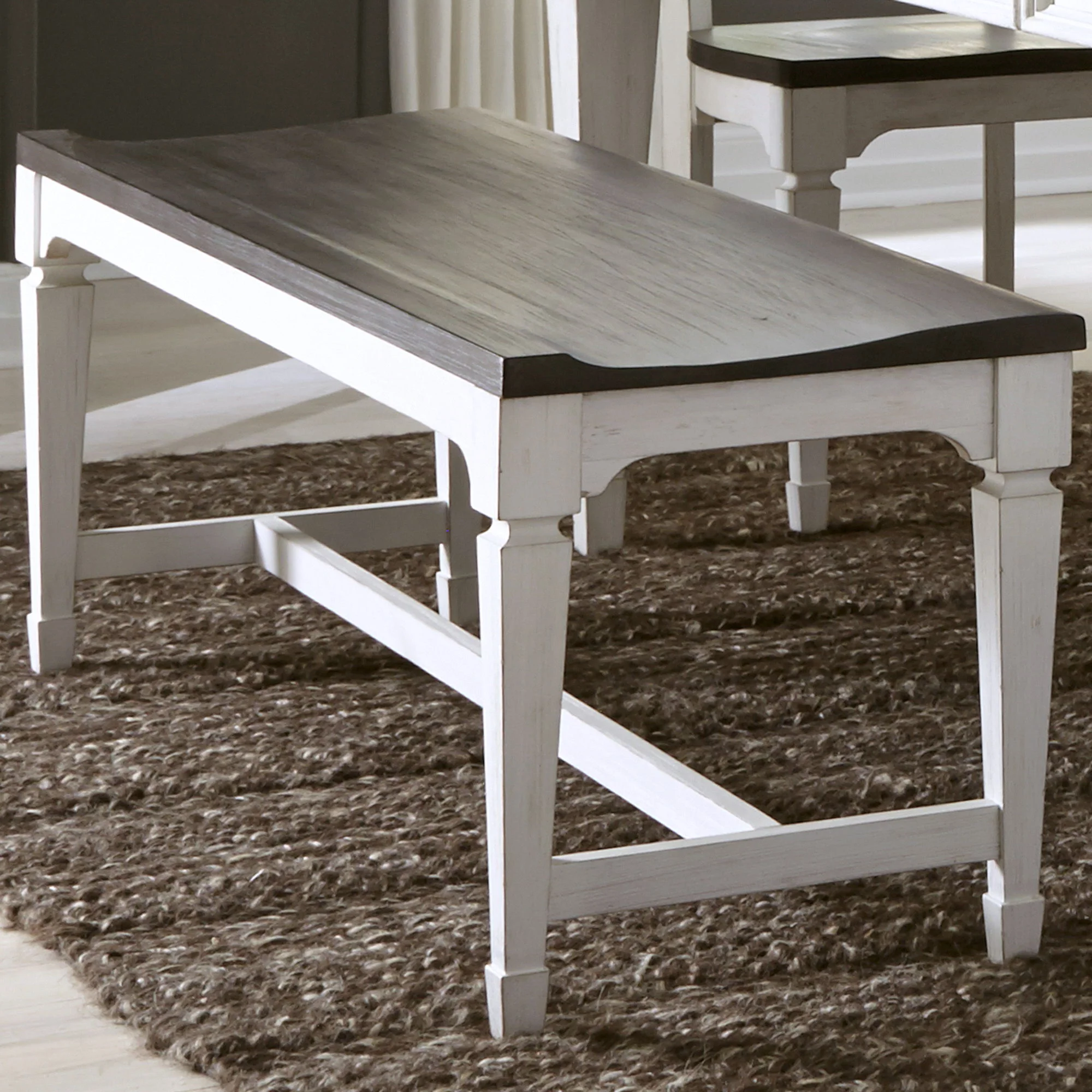Allyson Park - Wood Seat Bench - Image 2