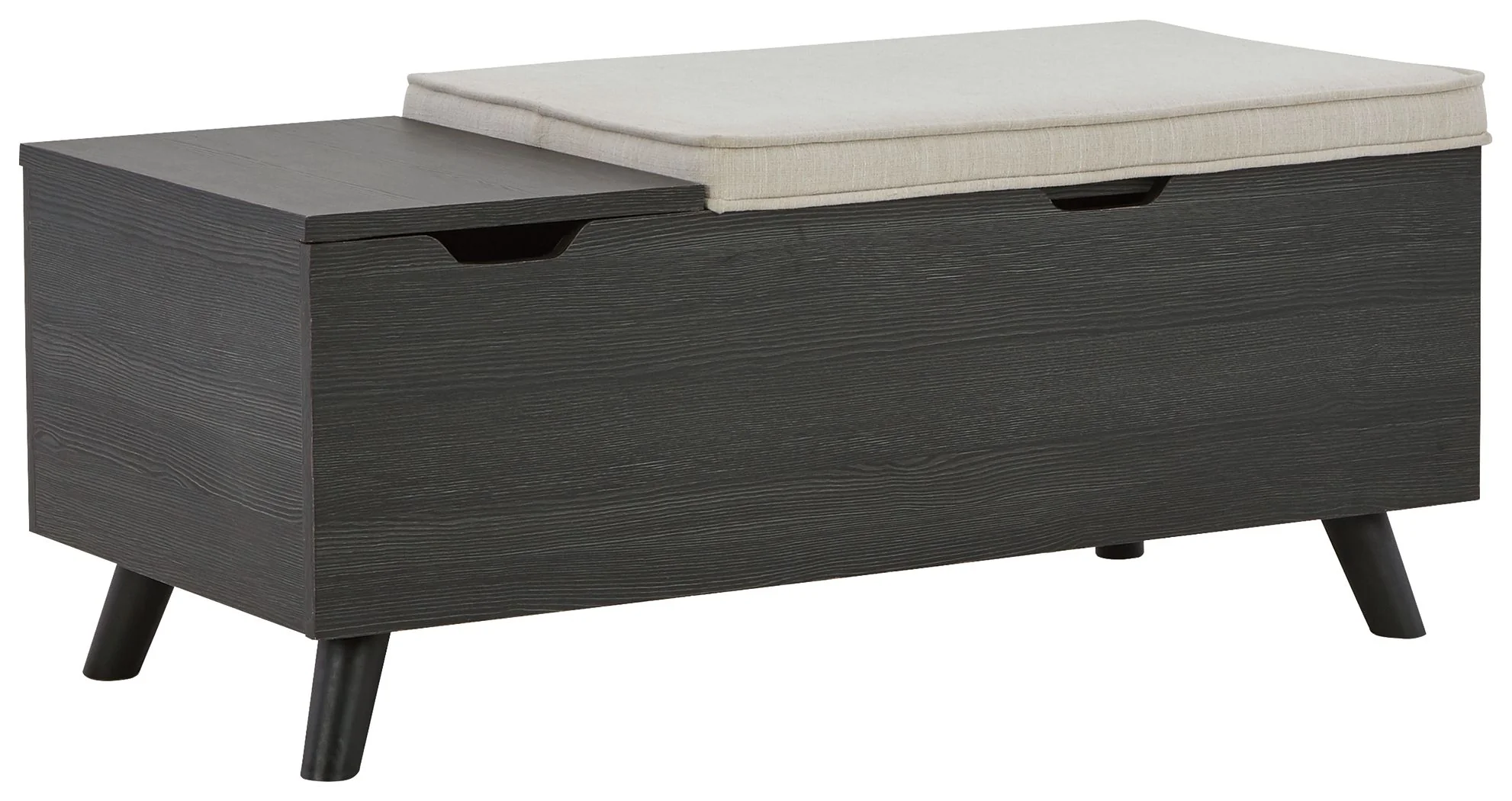 Yarlow – Storage Bench – Dark Gray