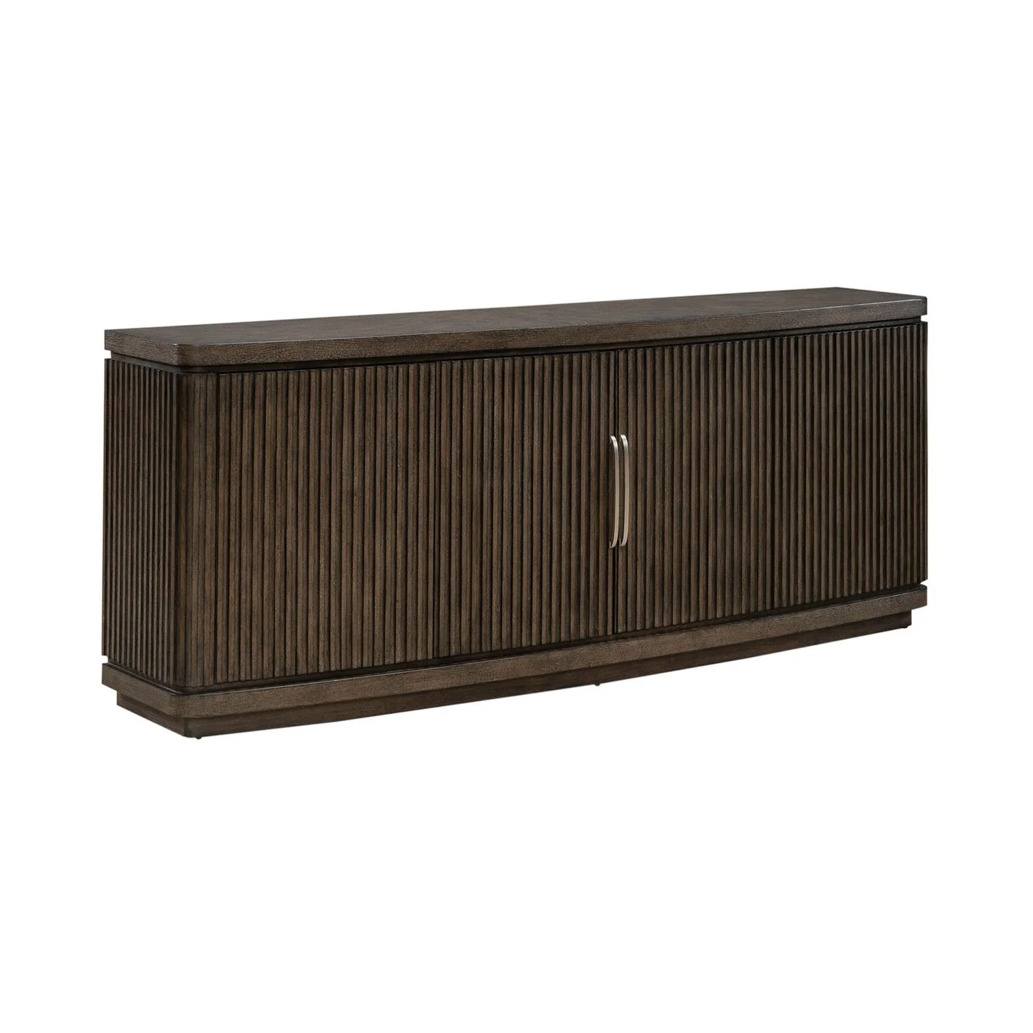 Cascade Falls - 82" TV Console - Satin Espresso - Image 2