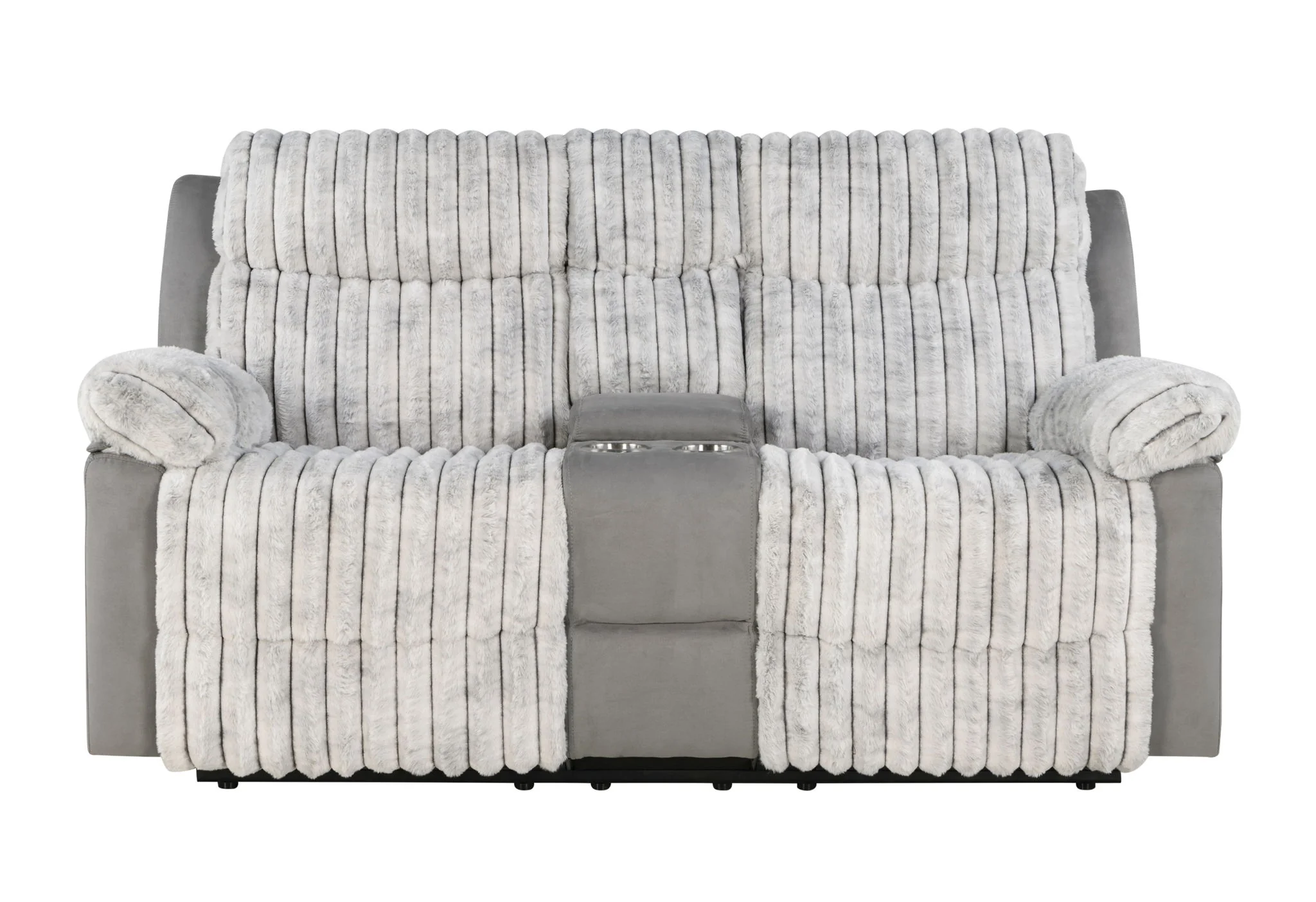Global 68″ Reclining Loveseat – Gray