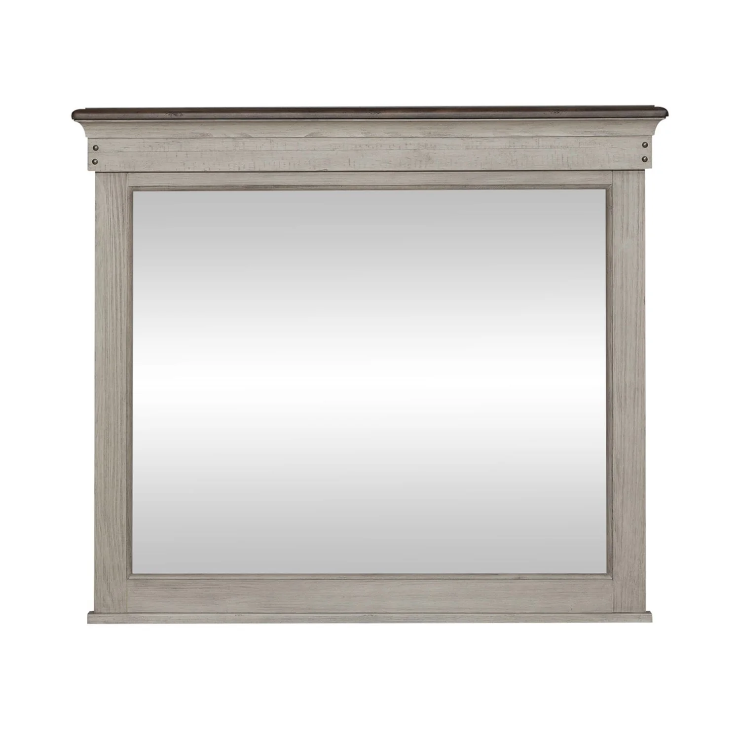 Ivy Hollow - Landscape Mirror - Weathered Linen / Dusty Taupe - Image 2