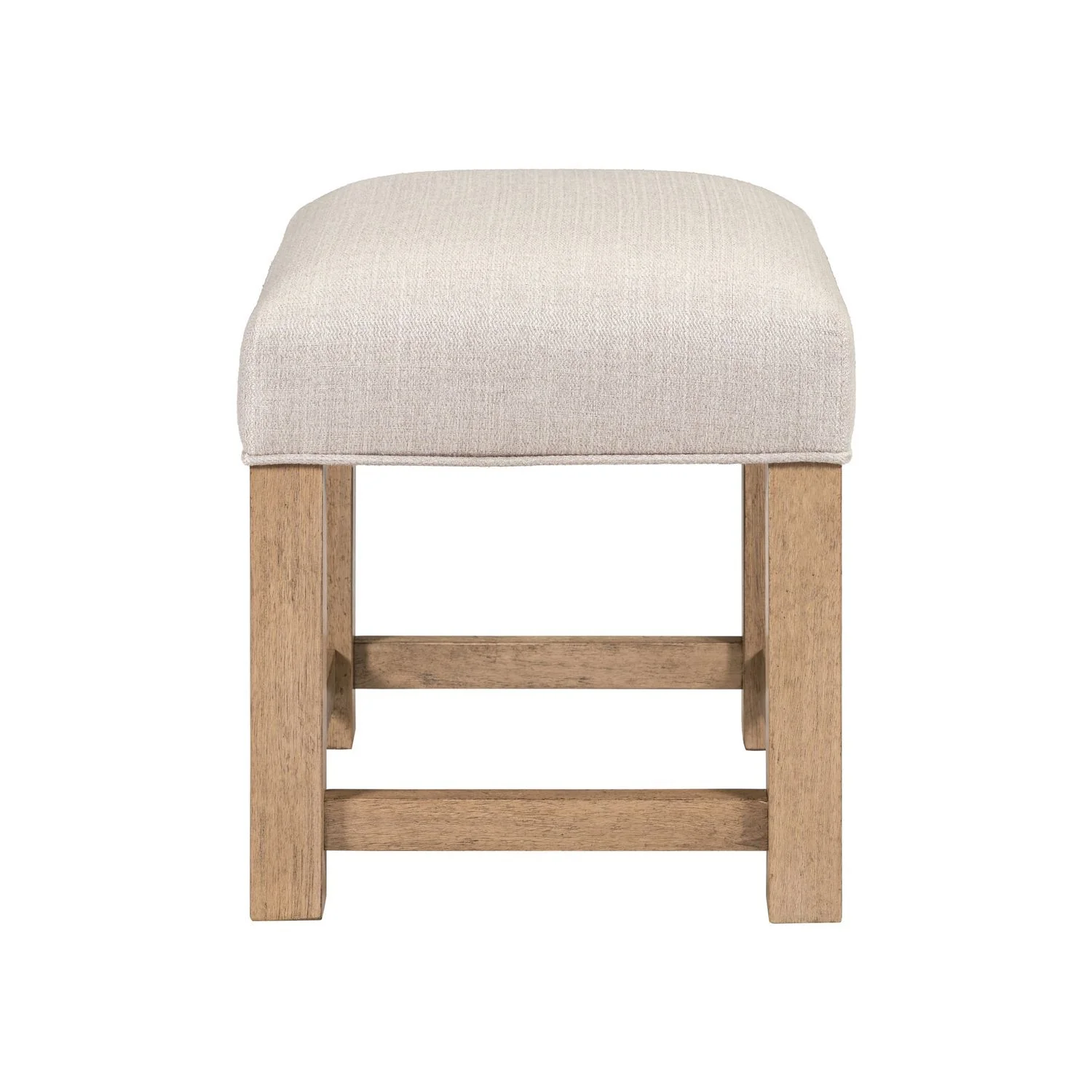 Corso - Upholstered Console Stool - Natural & Concrete - Image 3