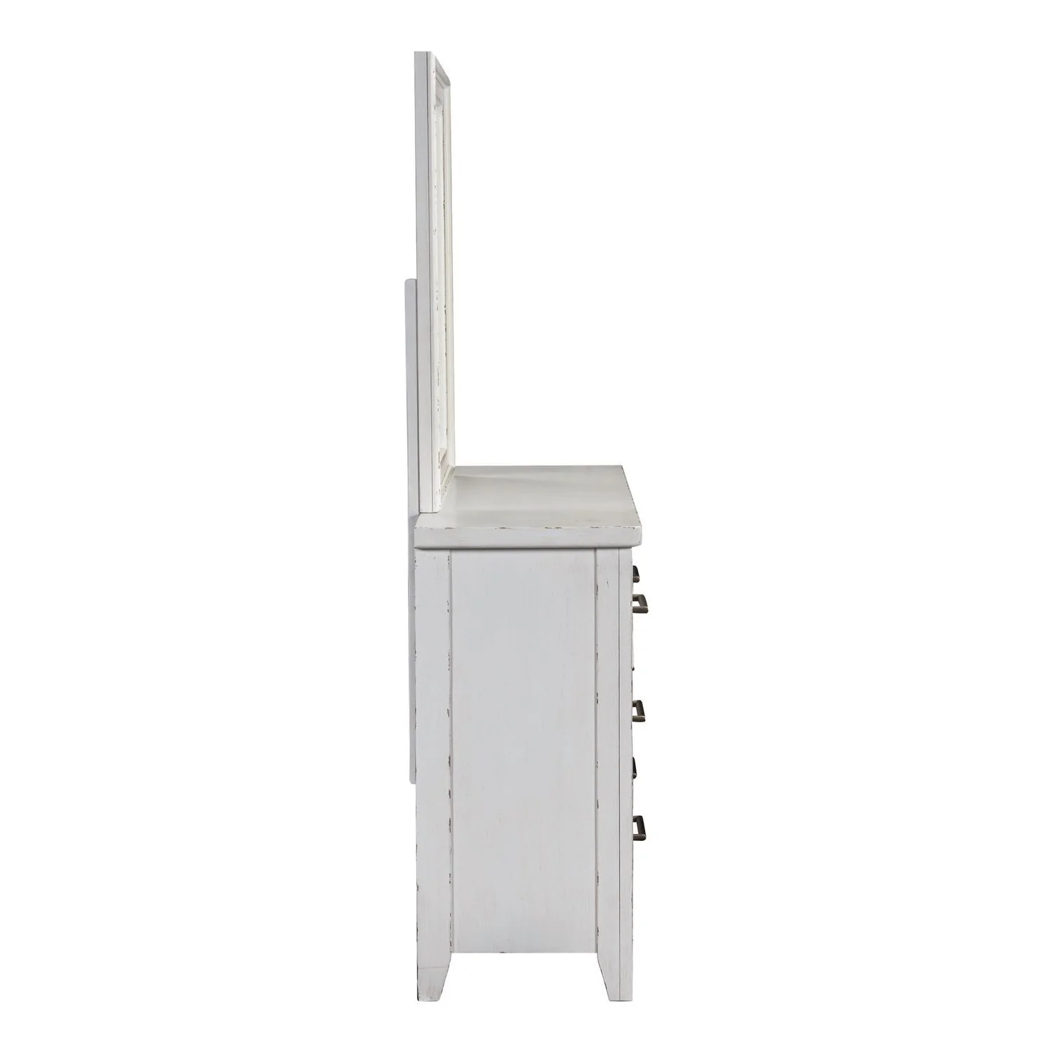 Backroads - Dresser & Mirror - Weathered White - Image 2