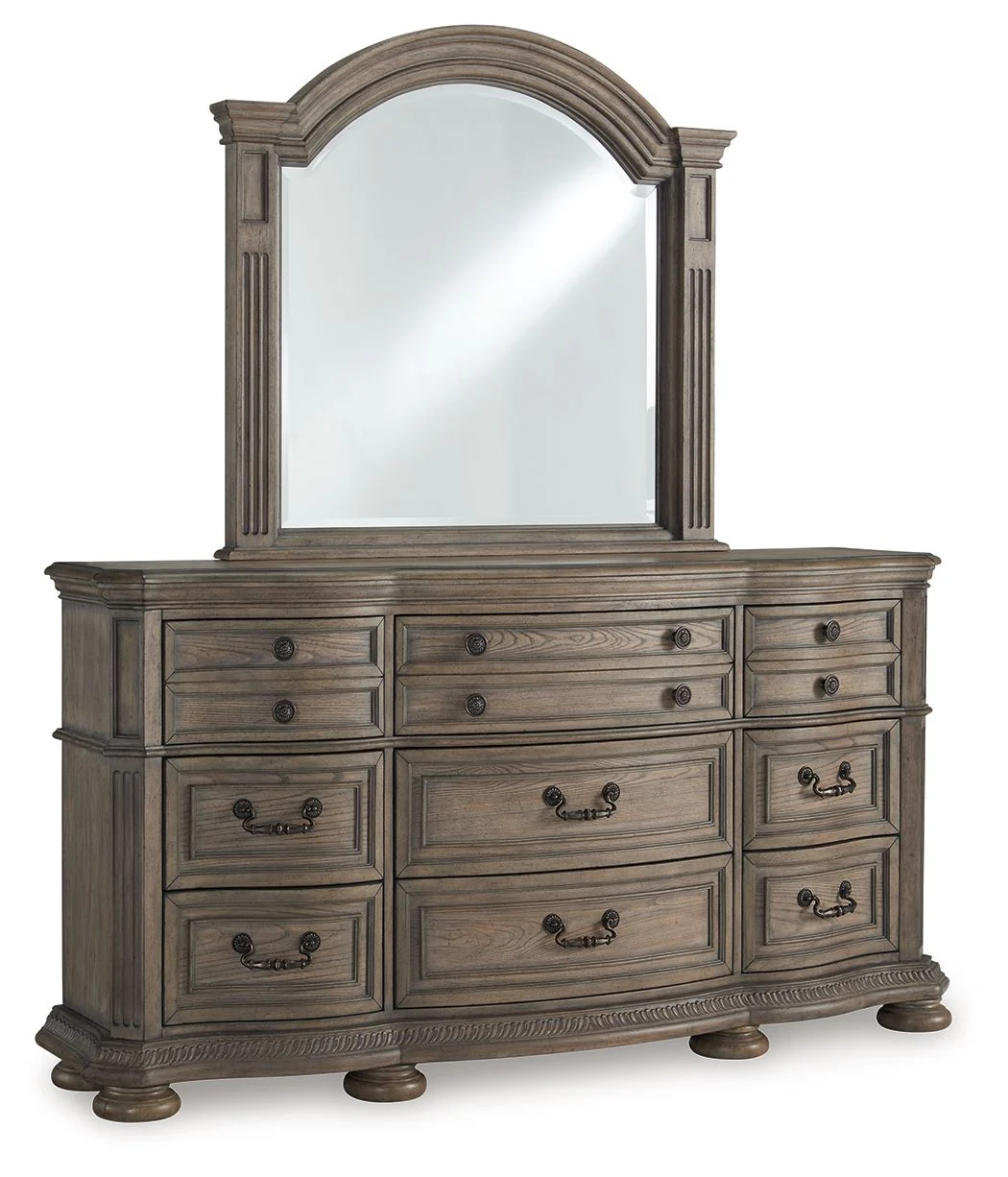 Ardenfield - Dresser And Mirror - Light Brown - Image 1
