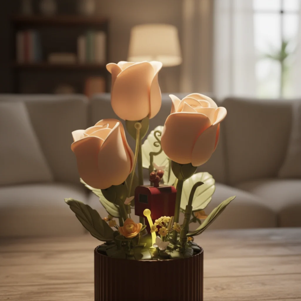 Magic Bloom LED Interactive Flower Lamp - Image 3
