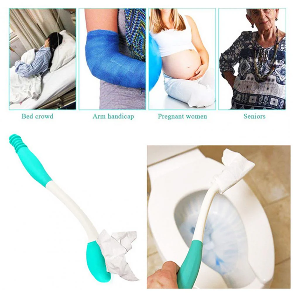 Elderly Long Reach Easy Toilet Paper Holder - Image 2