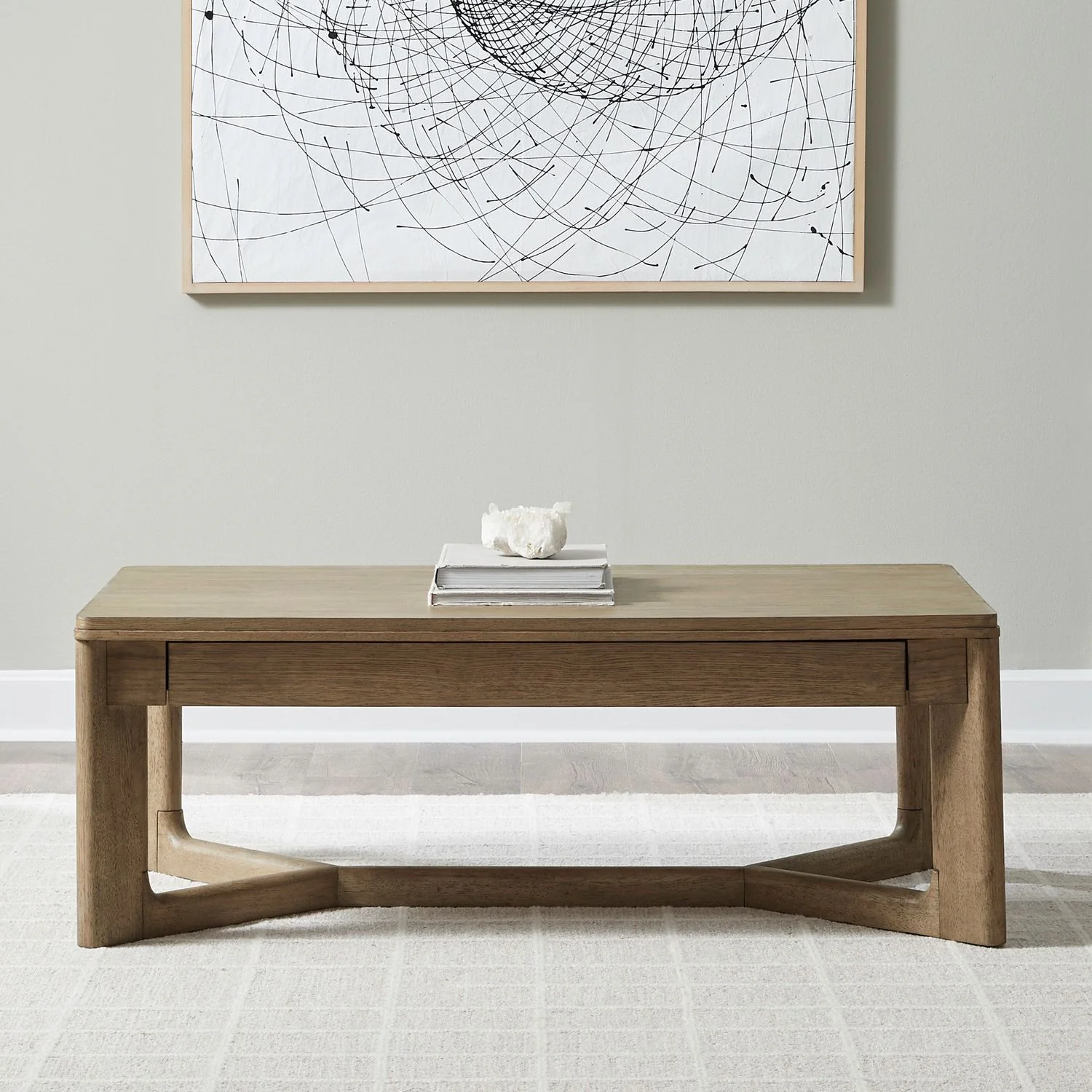 Ballentine - Rectangular Cocktail Table - Weathered Bronze - Image 1