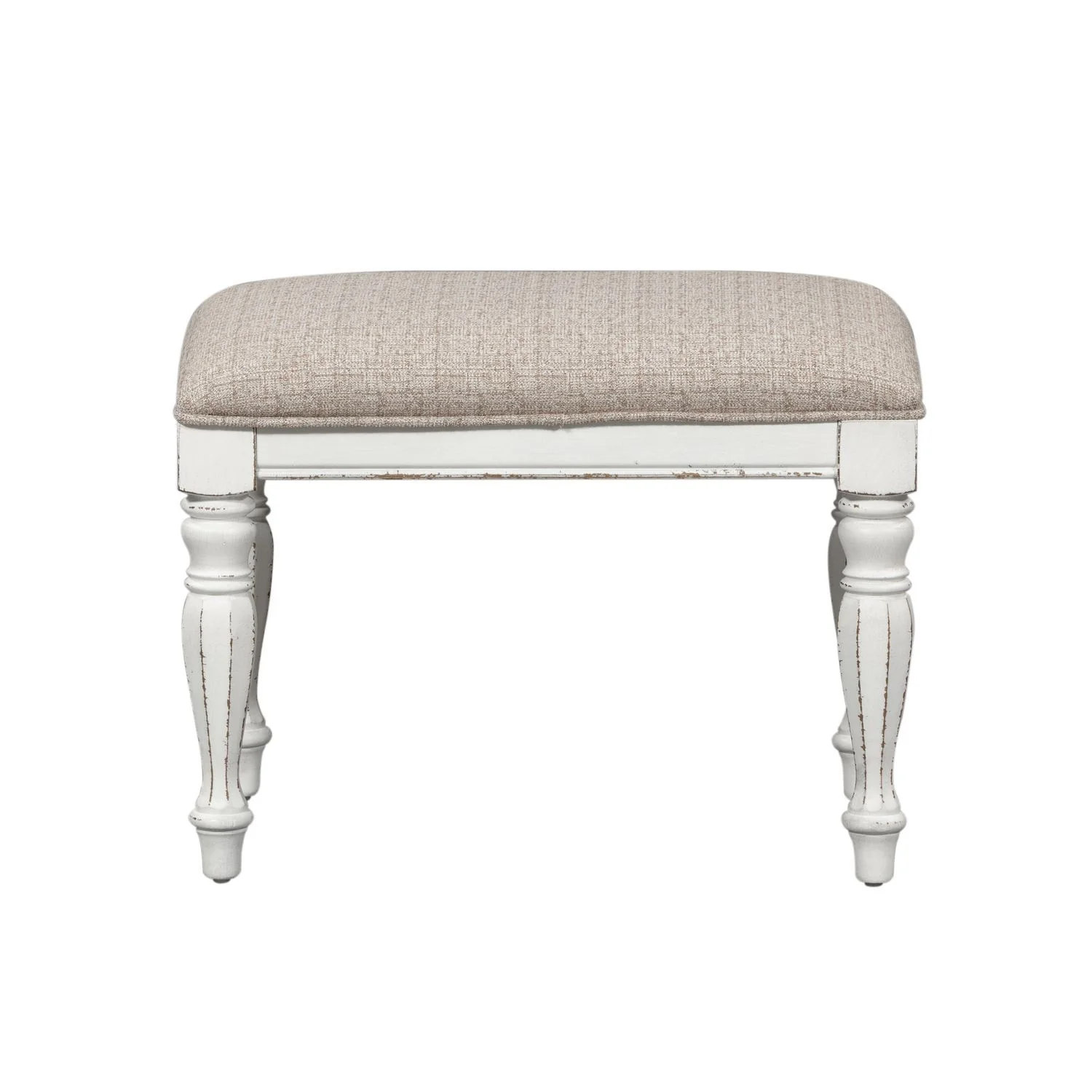 Magnolia Manor - Accent Bench - Antique White - Image 2
