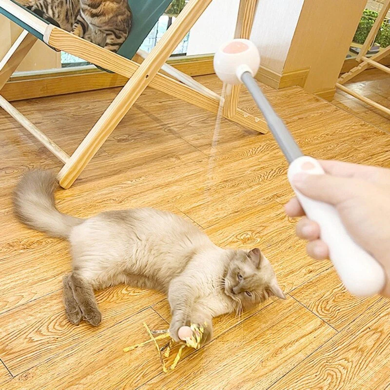 Interactive Cat Teaser Stick Toy - Image 3