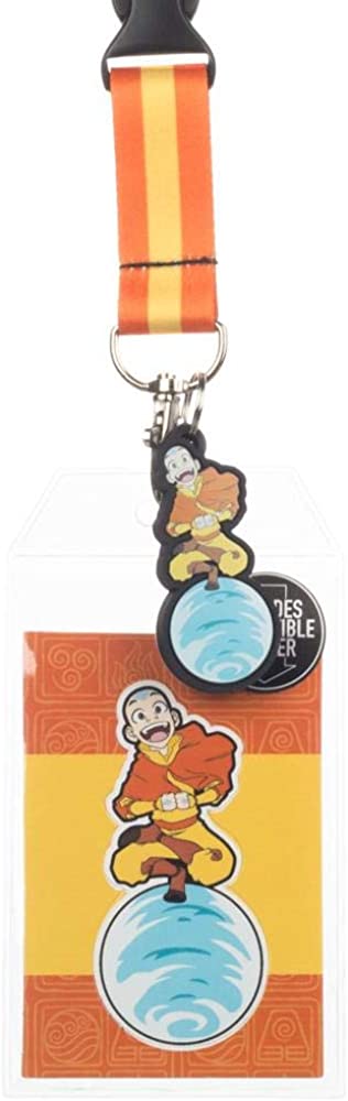 Avatar The Last Airbender Aang Lanyard Neck Strap Id Holder - Image 3