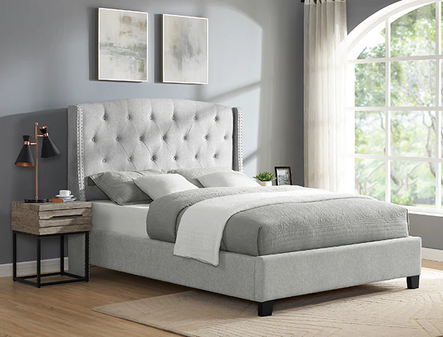 Eva Bed Frame - Dove Gray - Image 1