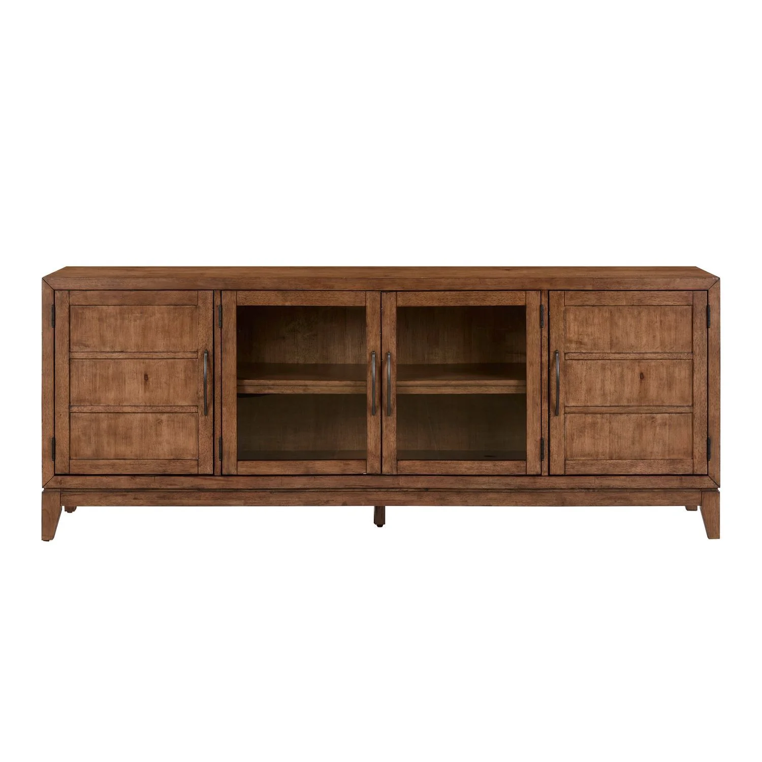 Shaker Lakes - 82" TV Console - Harvest Brown - Image 3