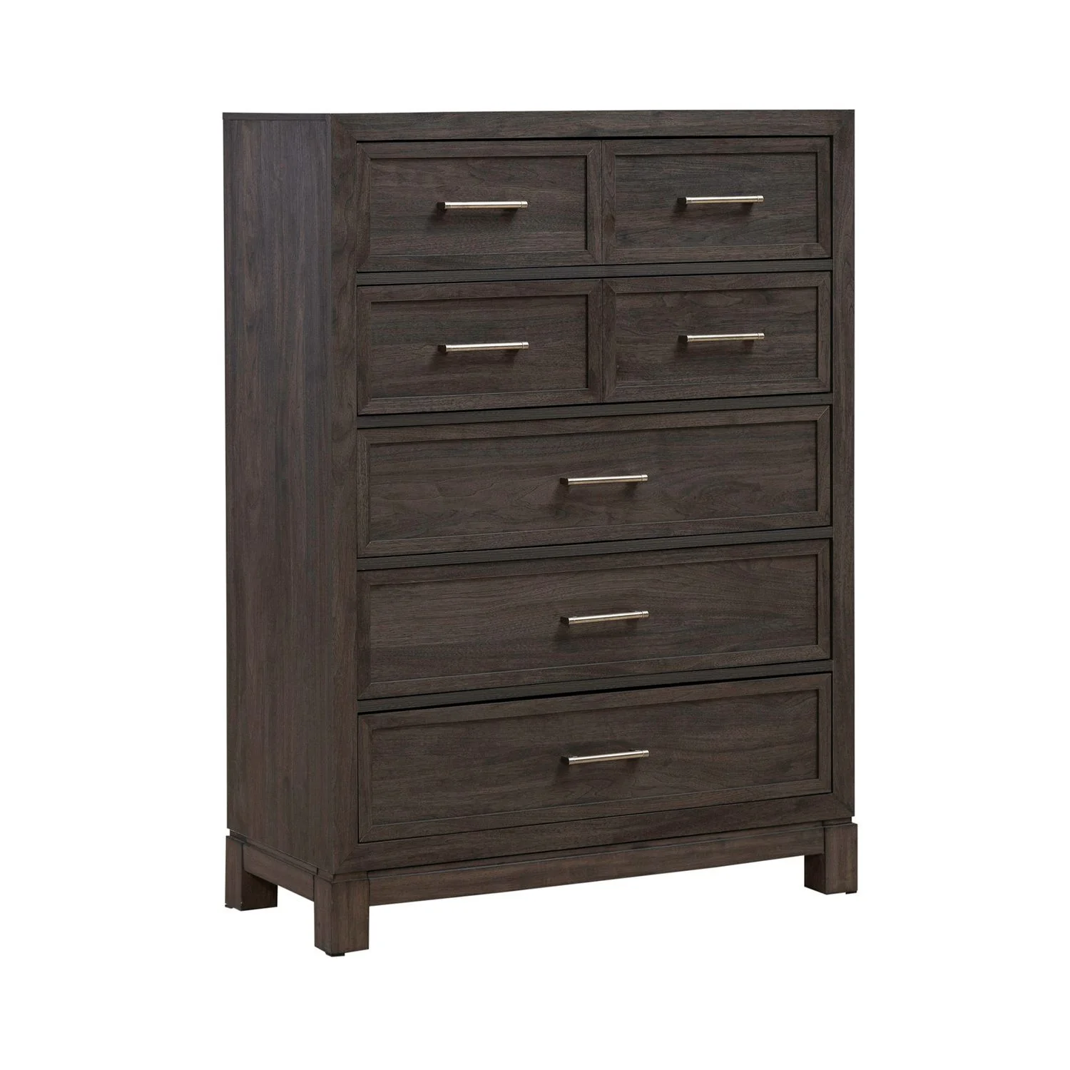 Modern Edge - 5 Drawer Chest - Caffe - Image 2