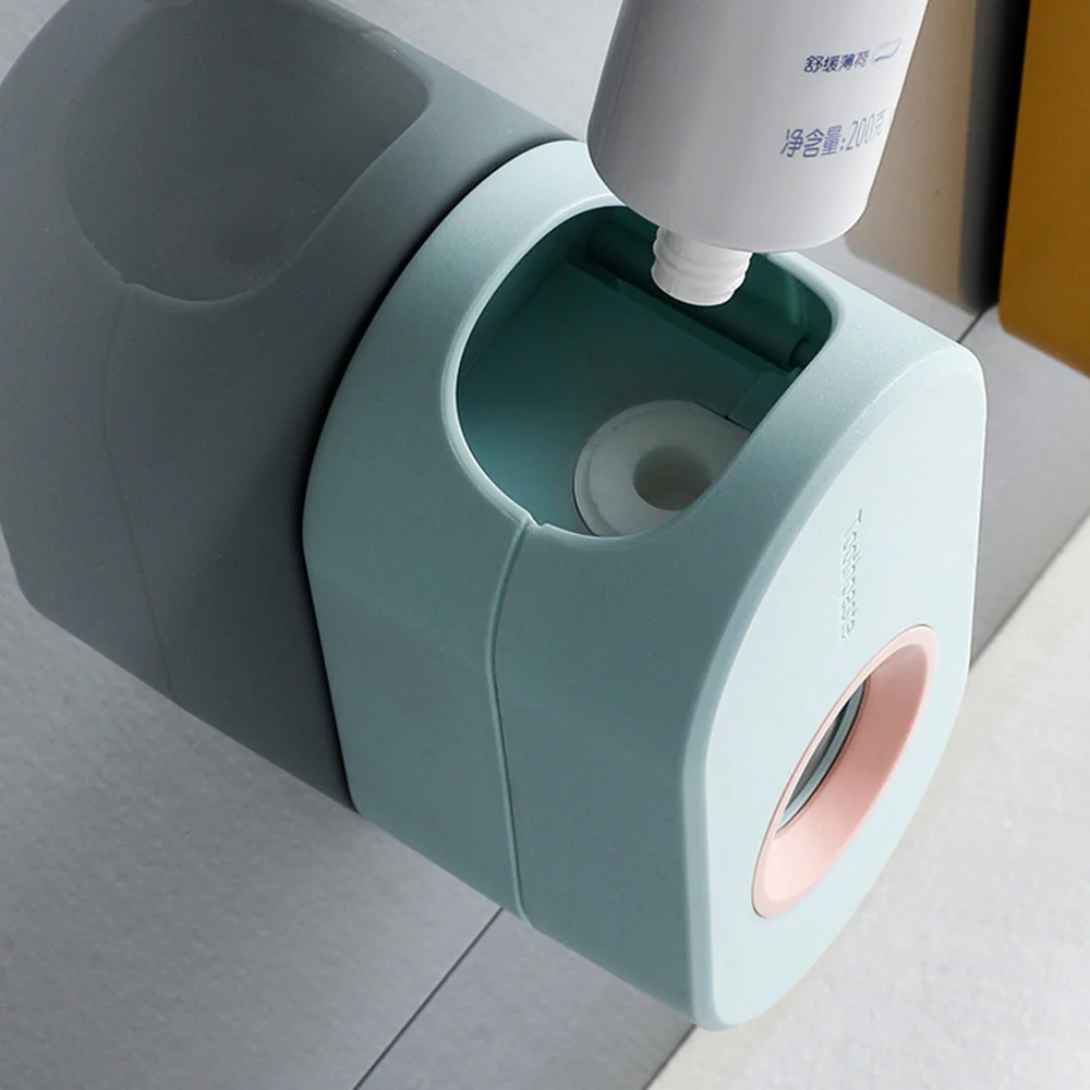 Elegant Wall-Mounted Toothpaste Holder Dispenser - Image 2