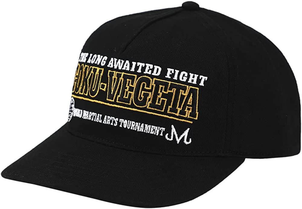Dragon Ball Z Goku Vegeta Fight Black Snapback Hat - Image 2