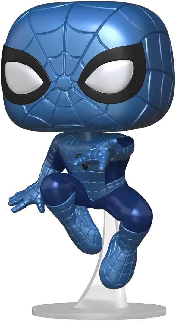 Funko Pop! Marvel: Make-A-Wish - Spider-Man Metallic - Image 1