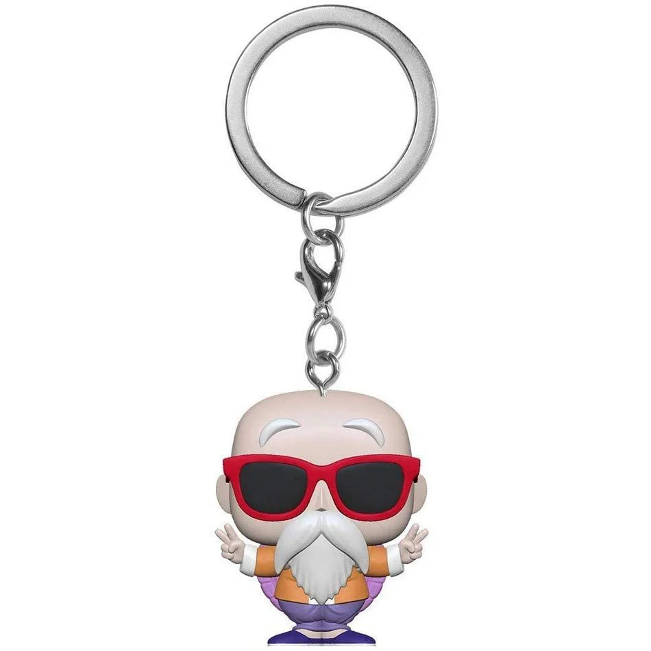 Funko Pop! Keychain: Dragon Ball Z - Master Roshi (Peace Sign) Vinyl Figure - Image 1