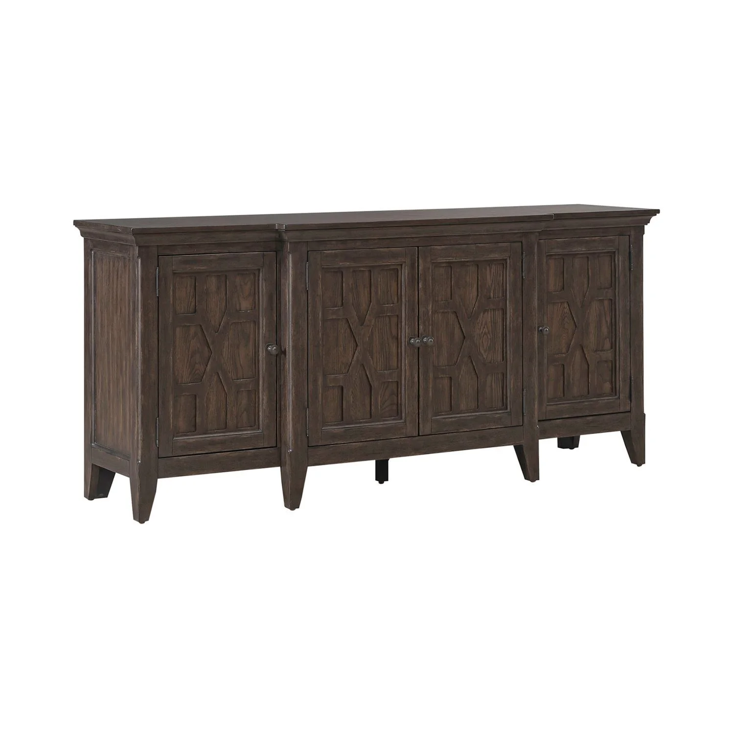 Paradise Valley - 76" TV Console - Saddle Brown - Image 3