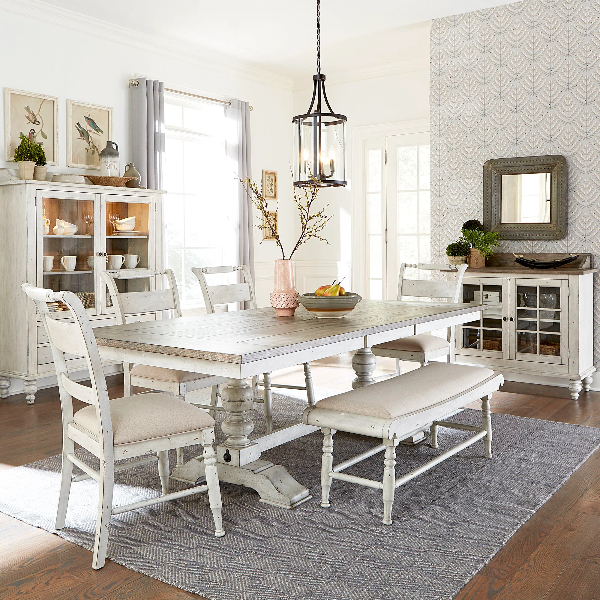 Whitney - Trestle Table Set - Image 2