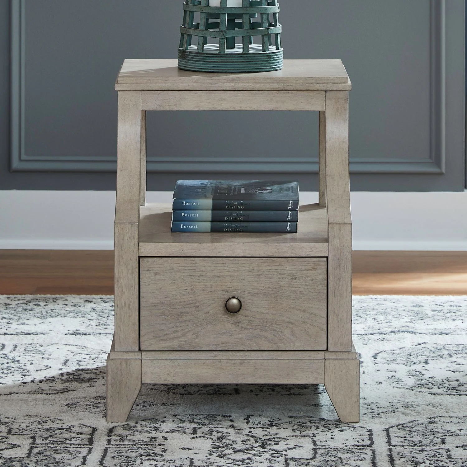 New Haven – Chairside Table – Sanctuary White
