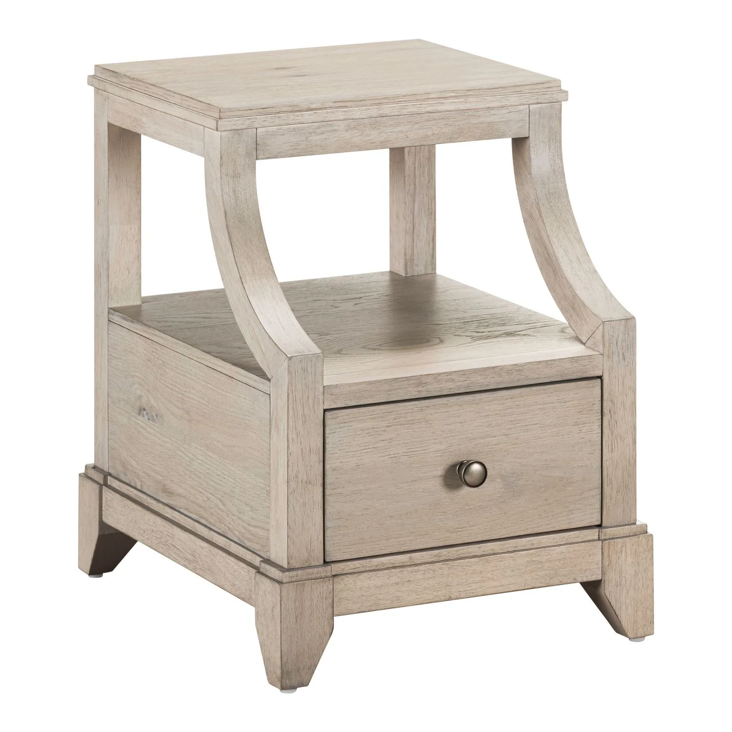 New Haven - Chairside Table - Sanctuary White - Image 3