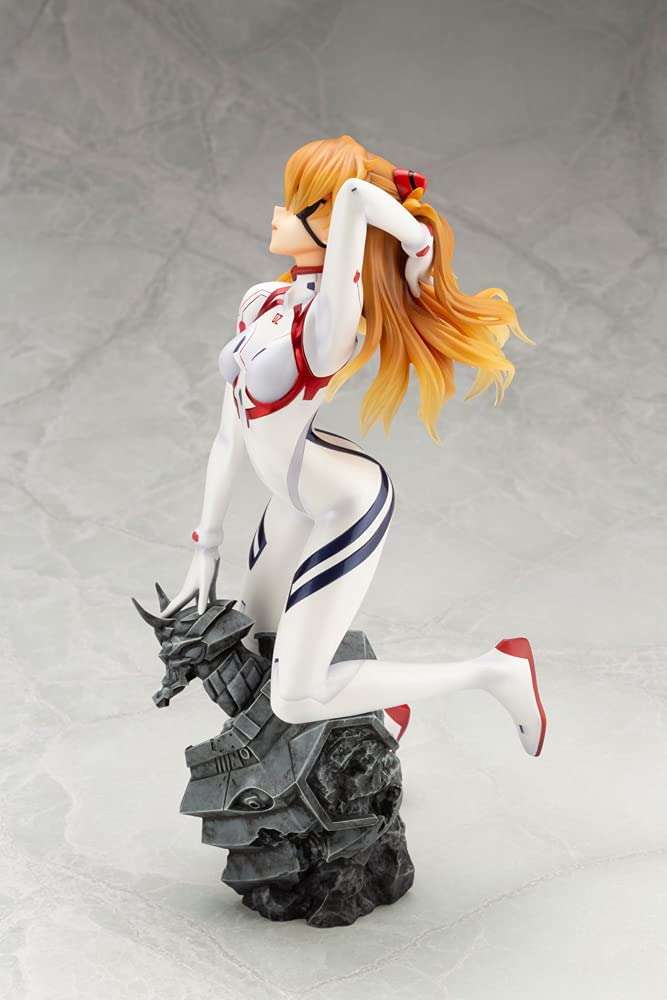 Kotobukiya Evangelion: 3.0+1.0 Thrice Upon a Time SHIKINAMI Asuka Langley White PLUGSUIT VER - Image 3