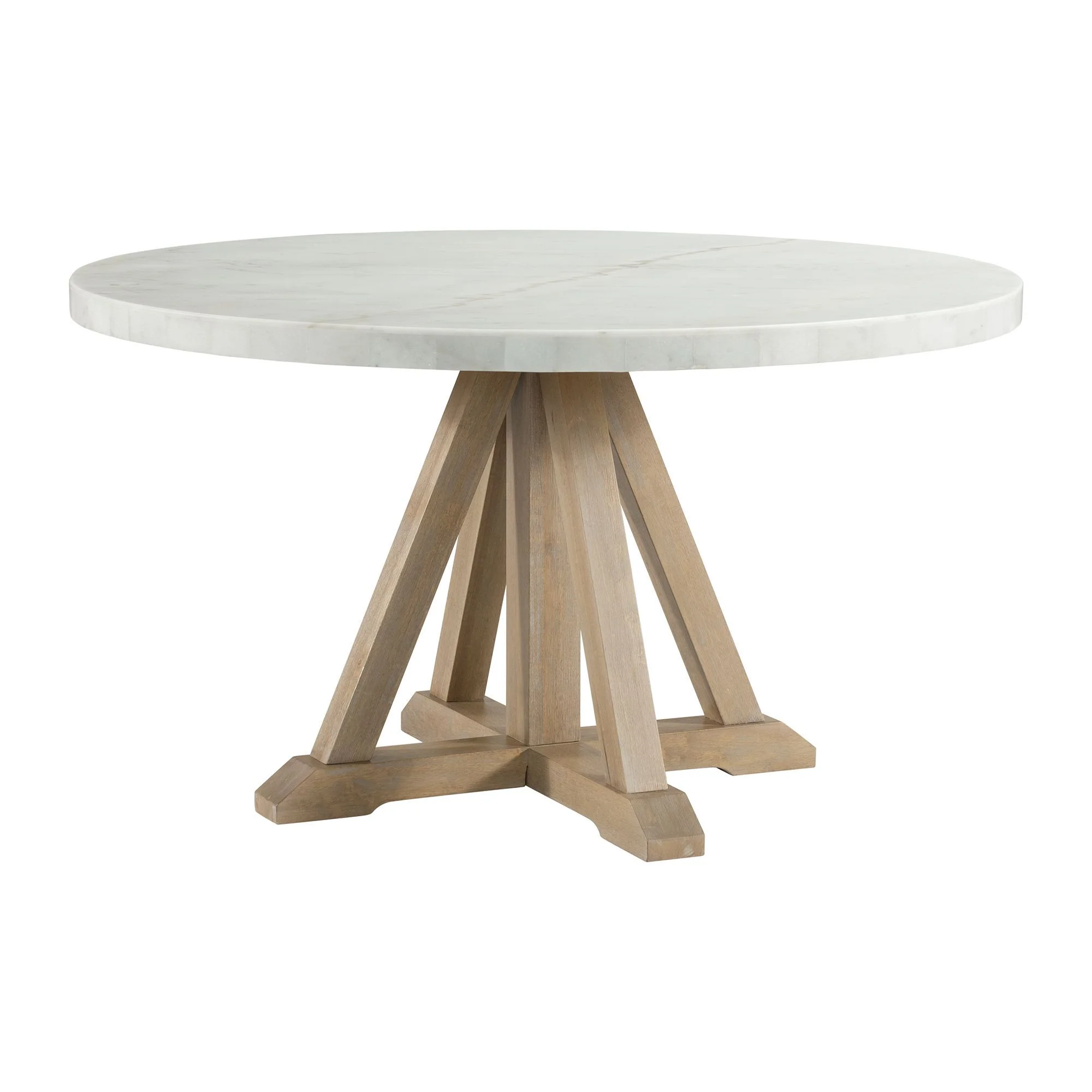 Lakeview - Round 5 Piece Dining Set (Table & Four Chairs) - White - Image 2