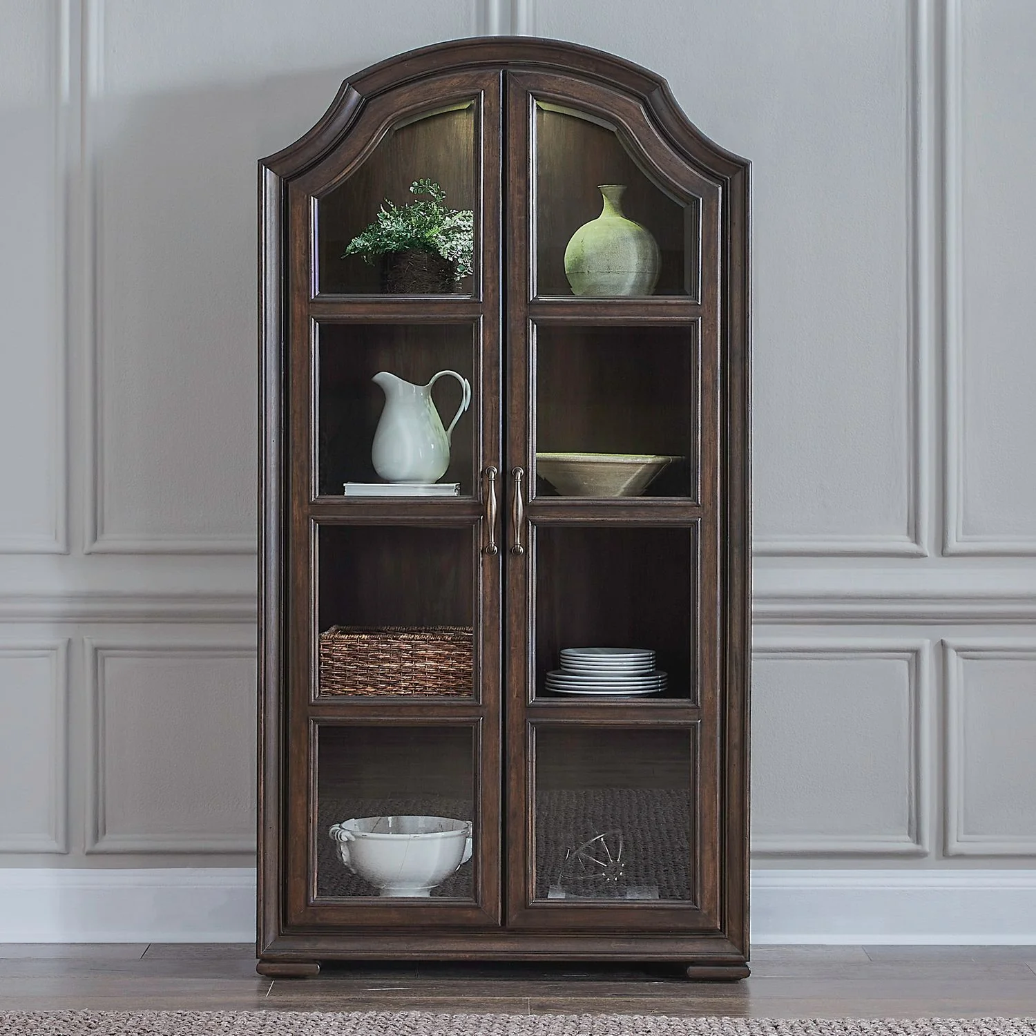 Providence Park – Bunching Display Cabinet – Chateau Brown