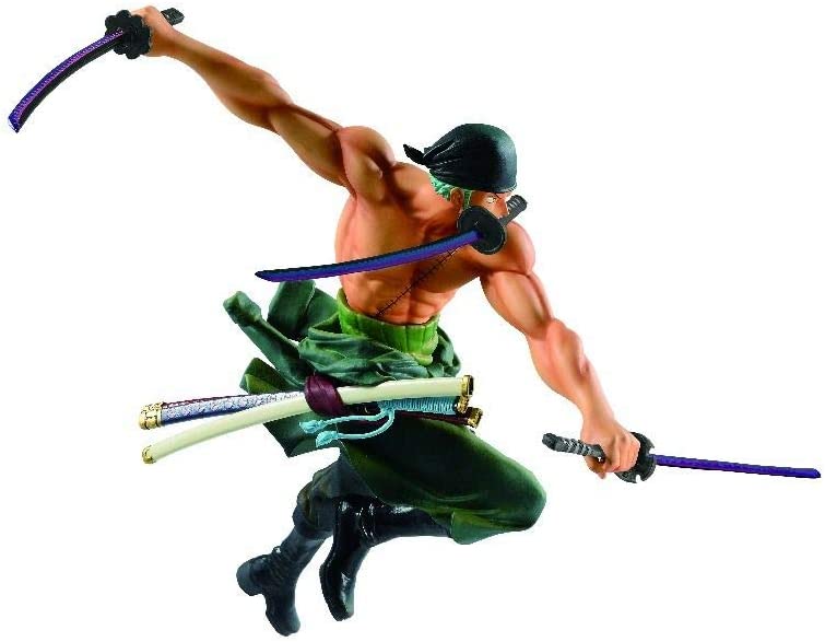 Bandai Spirits Ichibansho One Piece Roronoa Zoro (Dynamism of Ha) Figure - Image 2
