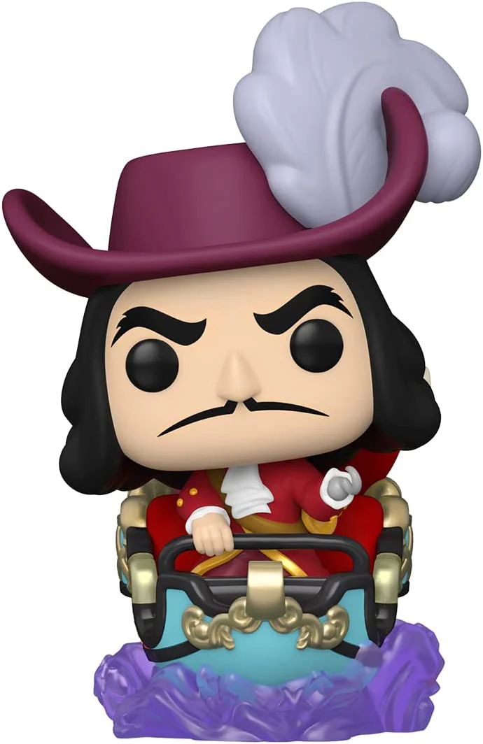 Funko Pop! Rides: Walt Disney World 50th - Captain Hook at Peter Pan's Flight Attraction #109 - Image 1