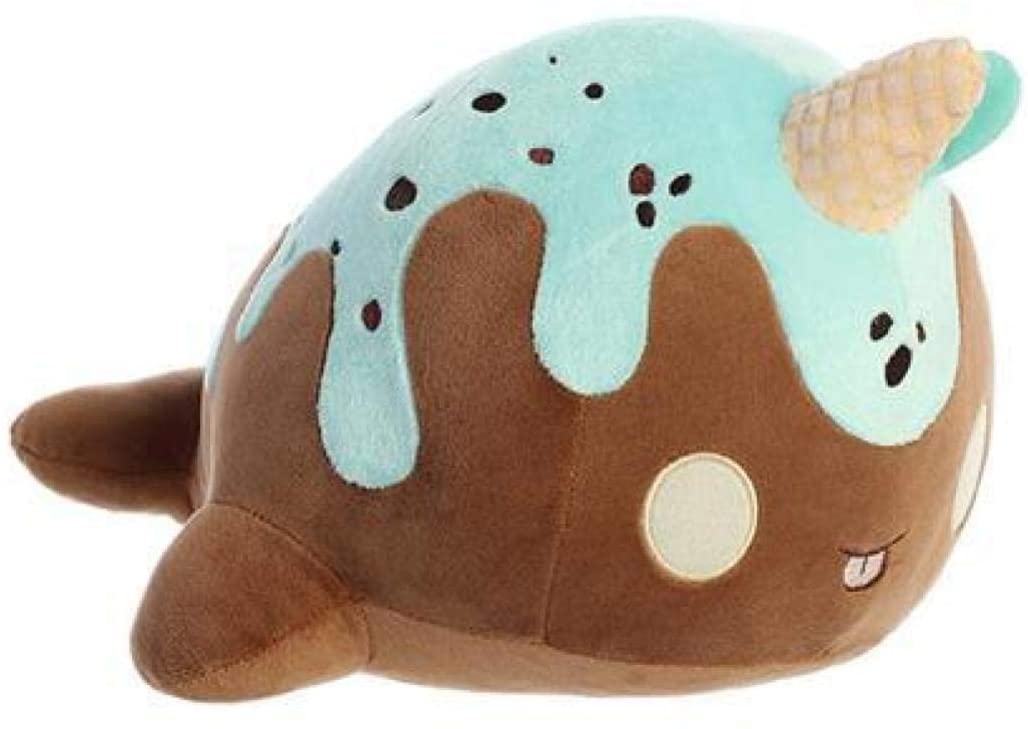 Tasty Peach Aurora 12.5″ Mint Chocolate Nomwhal Plush